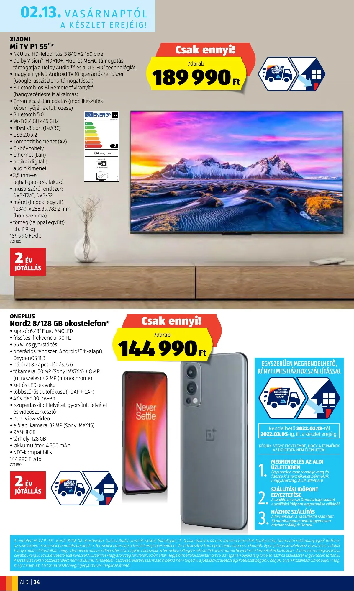Aldi akciós újság 02.10–02.16 – 34. oldal