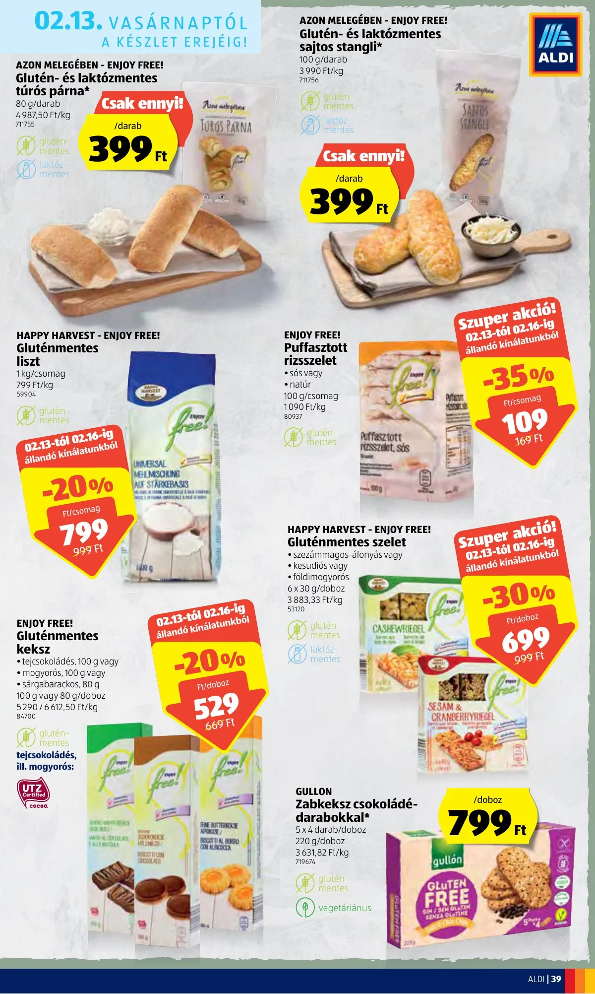 Aldi akciós újság 02.10–02.16 – 39. oldal