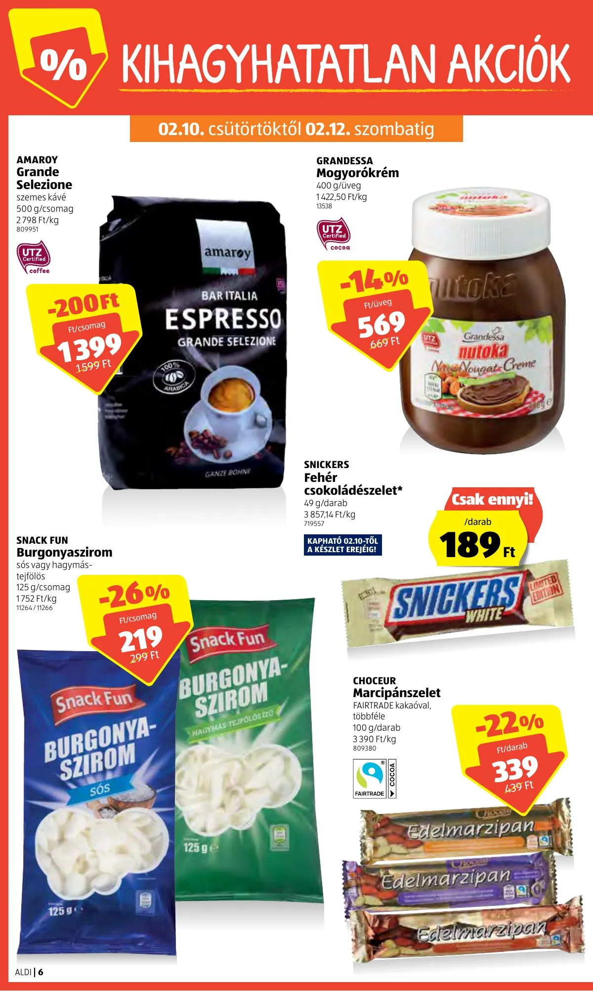 Aldi akciós újság 02.10–02.16 – 6. oldal