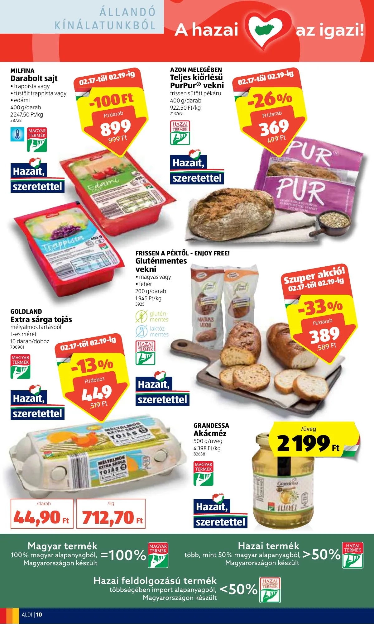 Aldi akciós újság 02.17–02.23 – 10. oldal