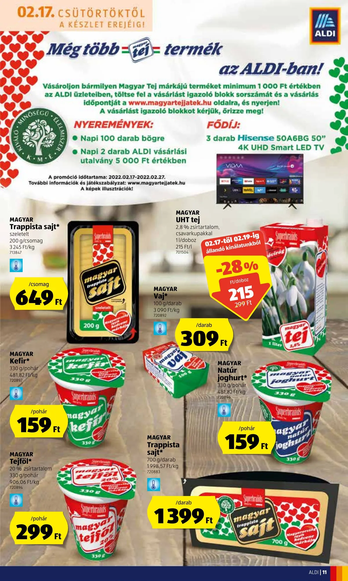 Aldi akciós újság 02.17–02.23 – 11. oldal