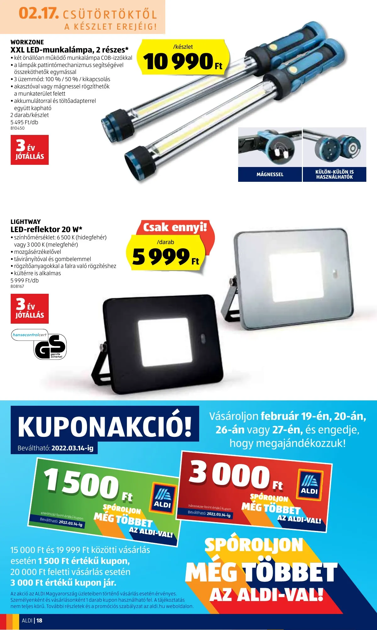 Aldi akciós újság 02.17–02.23 – 18. oldal