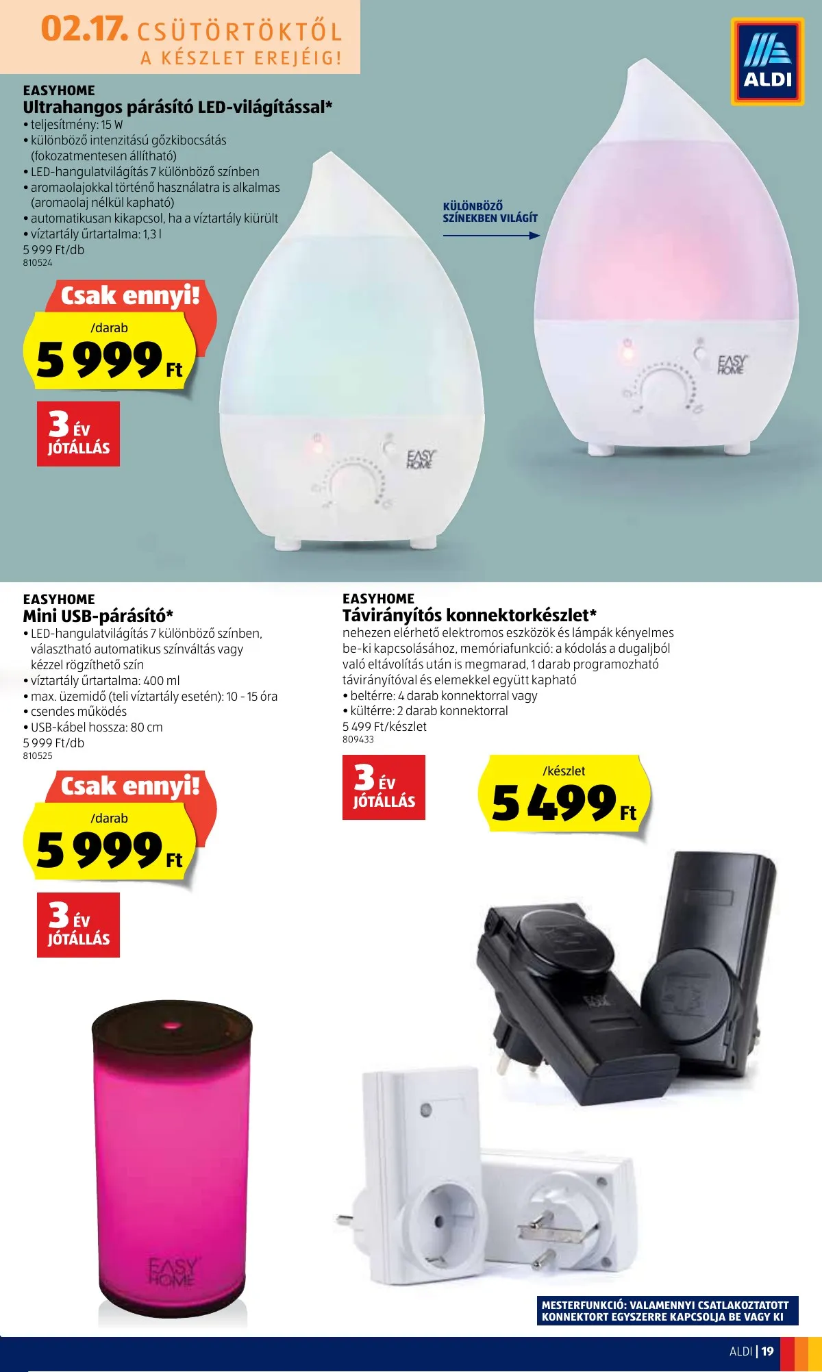 Aldi akciós újság 02.17–02.23 – 19. oldal