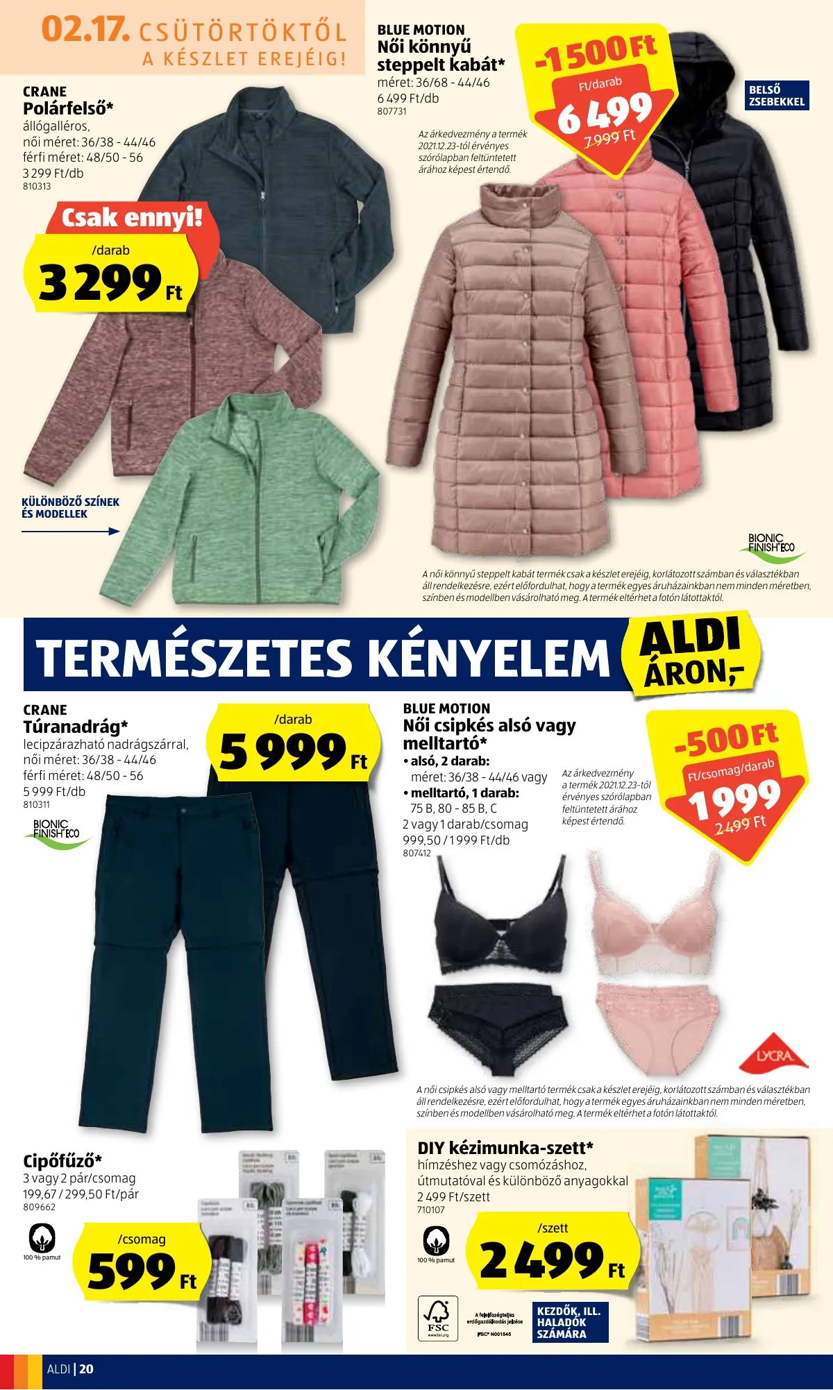 Aldi akciós újság 02.17–02.23 – 20. oldal