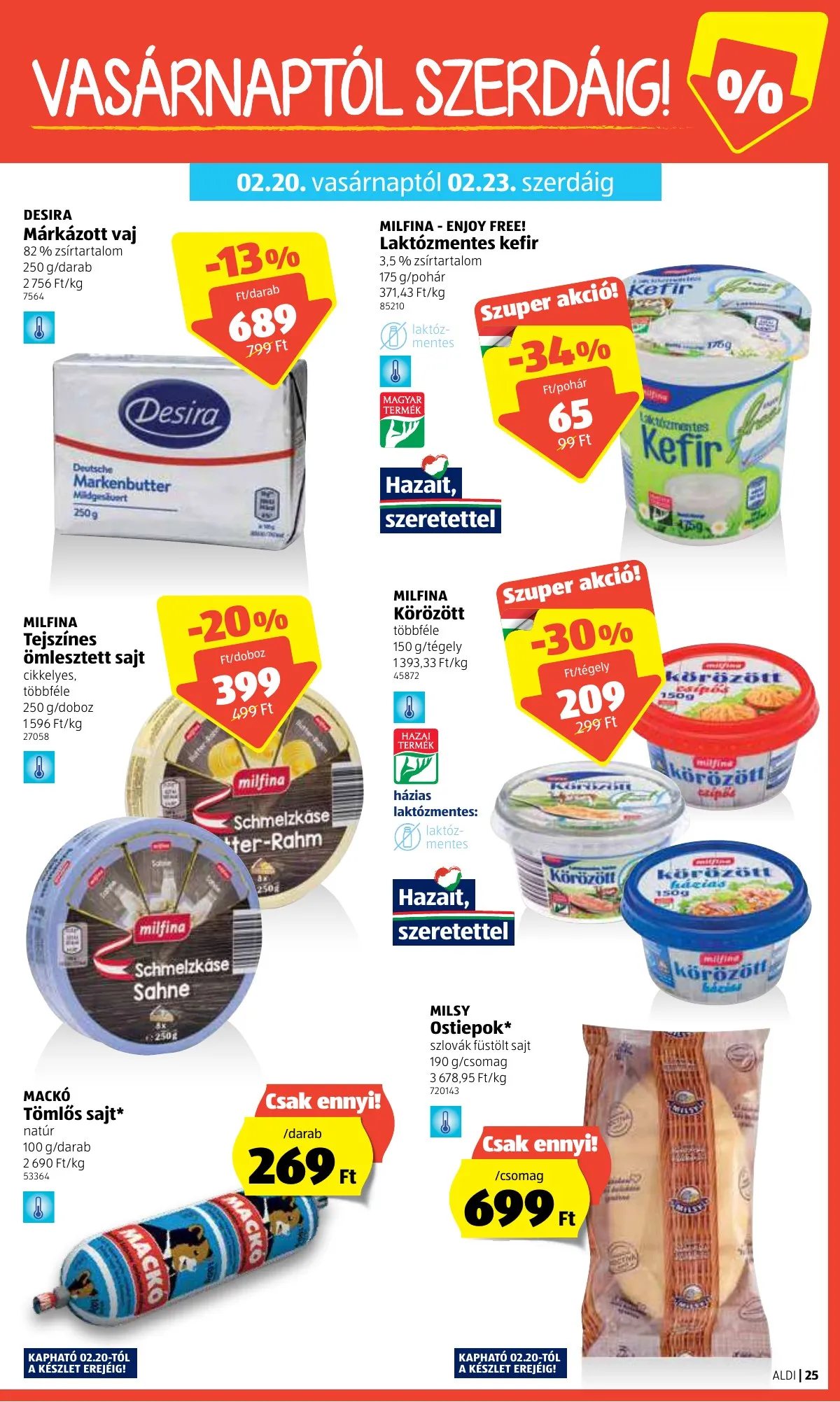 Aldi akciós újság 02.17–02.23 – 25. oldal