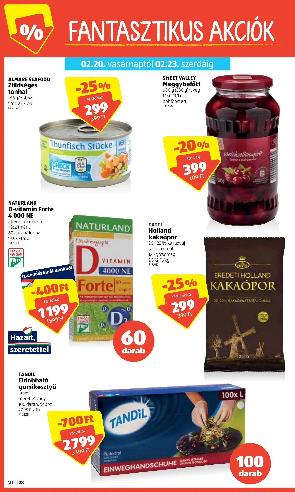 Aldi akciós újság 02.17–02.23 – 28. oldal