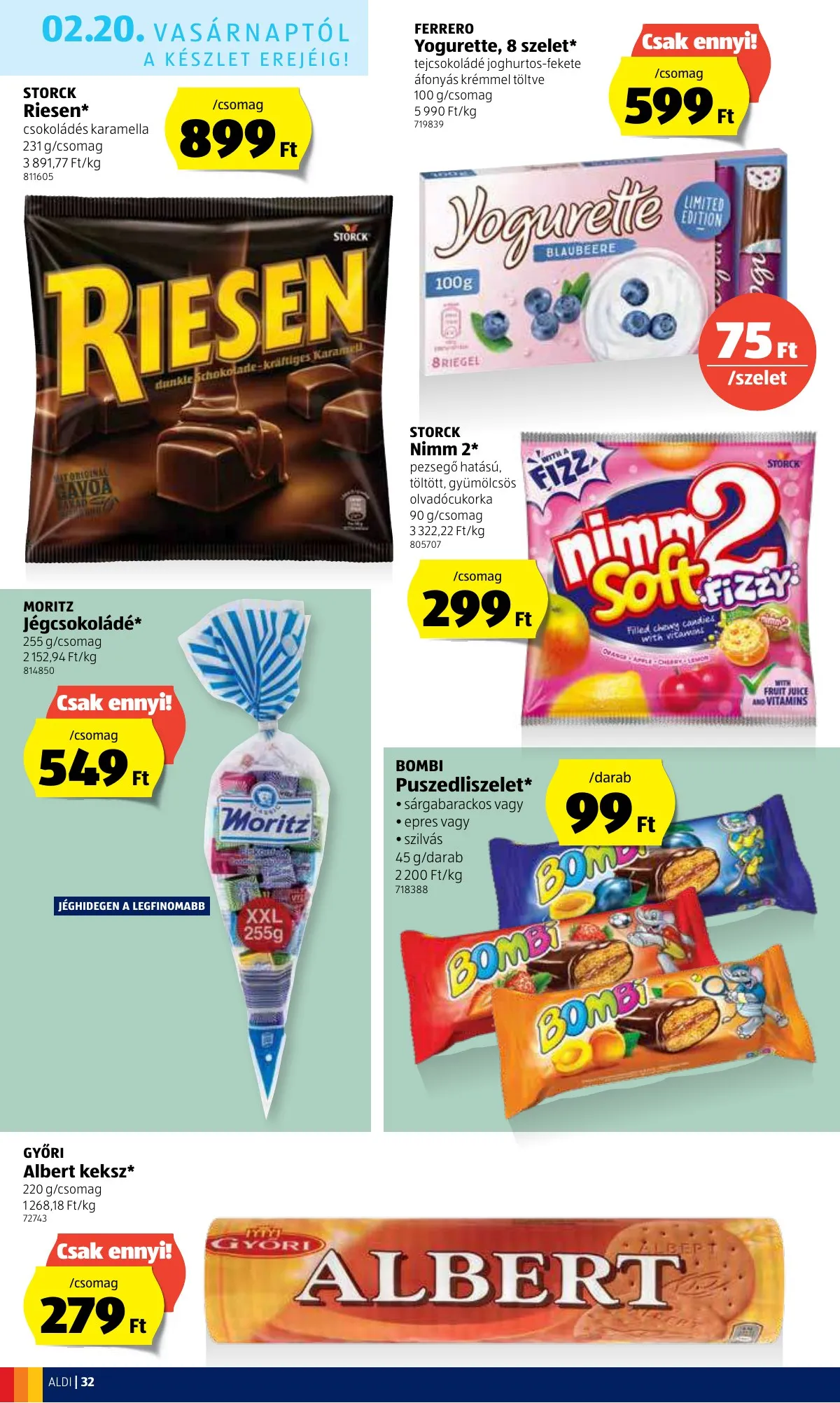 Aldi akciós újság 02.17–02.23 – 32. oldal