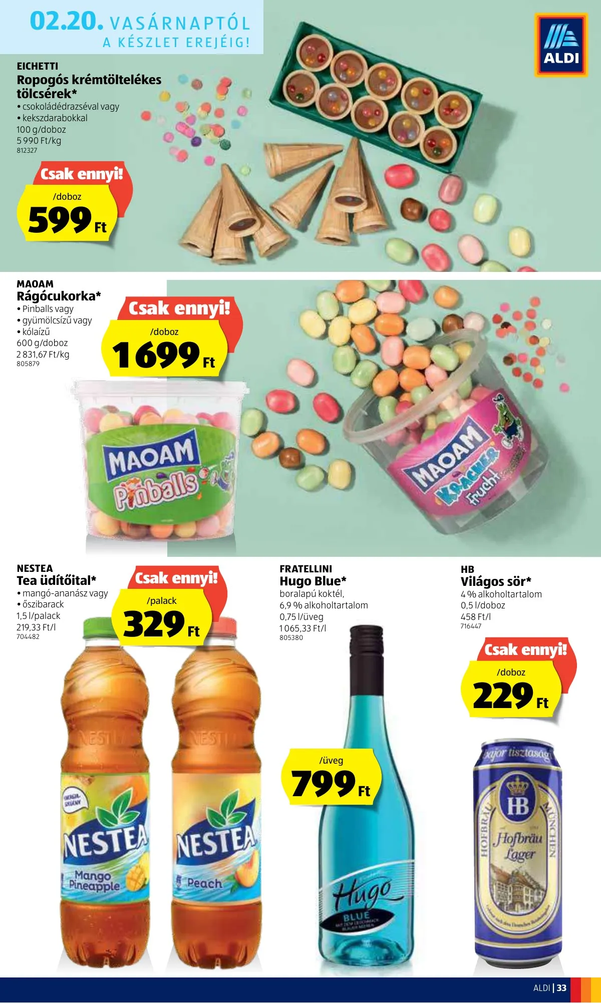 Aldi akciós újság 02.17–02.23 – 33. oldal