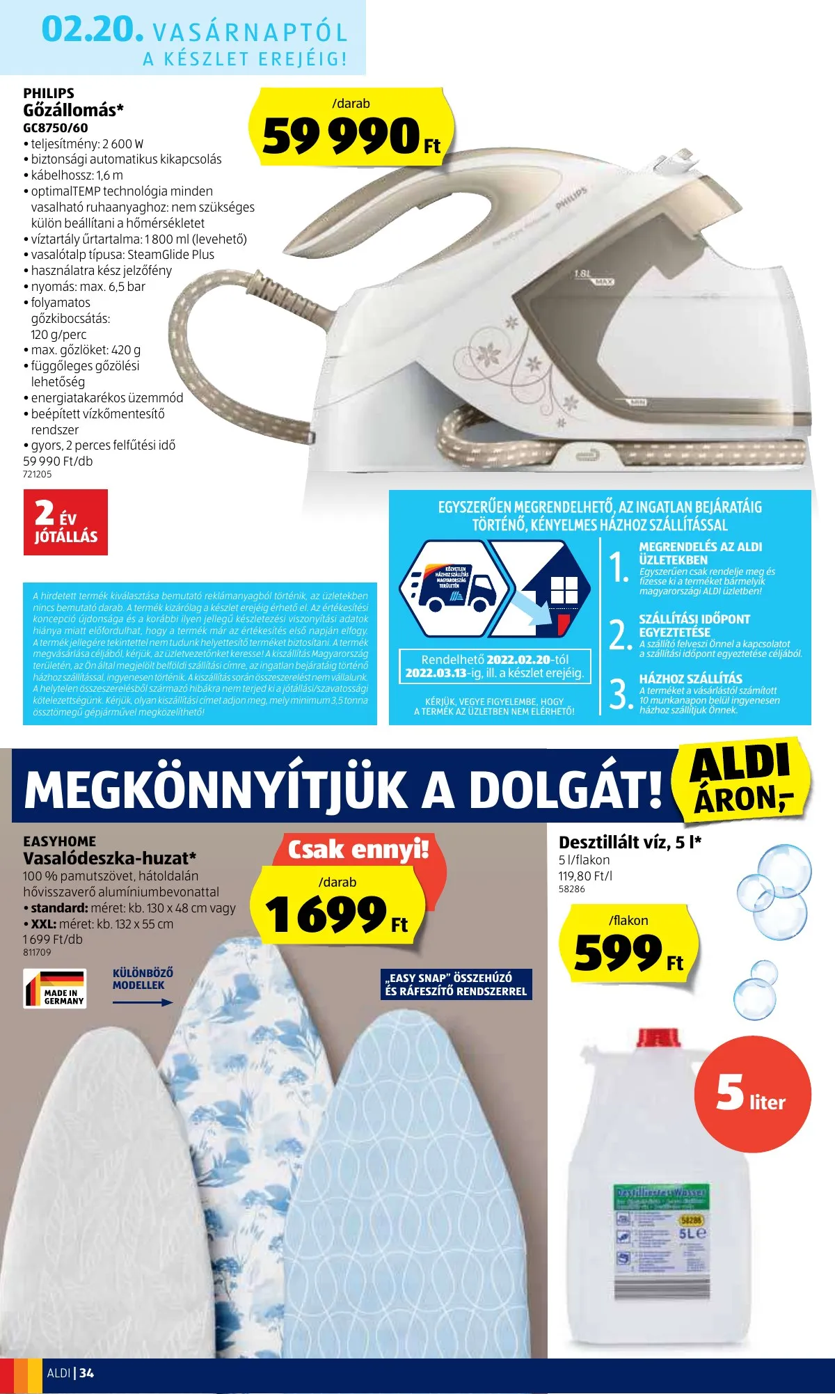 Aldi akciós újság 02.17–02.23 – 34. oldal