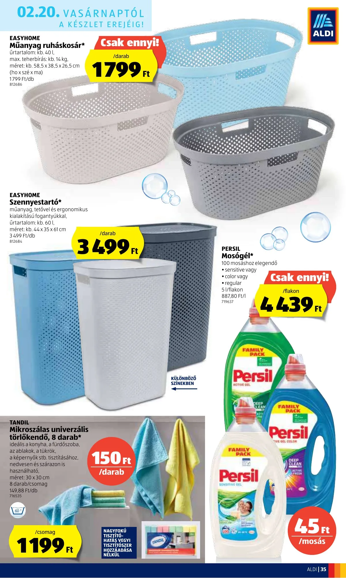 Aldi akciós újság 02.17–02.23 – 35. oldal
