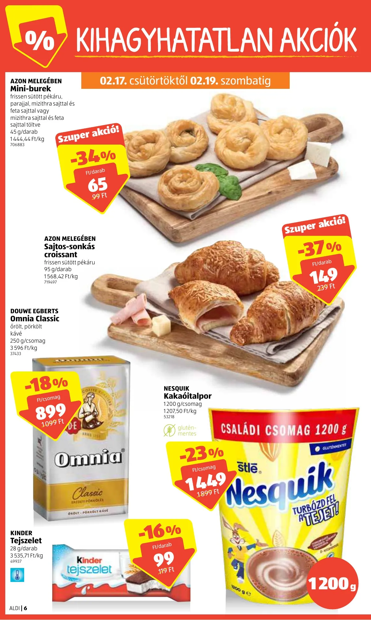 Aldi akciós újság 02.17–02.23 – 6. oldal