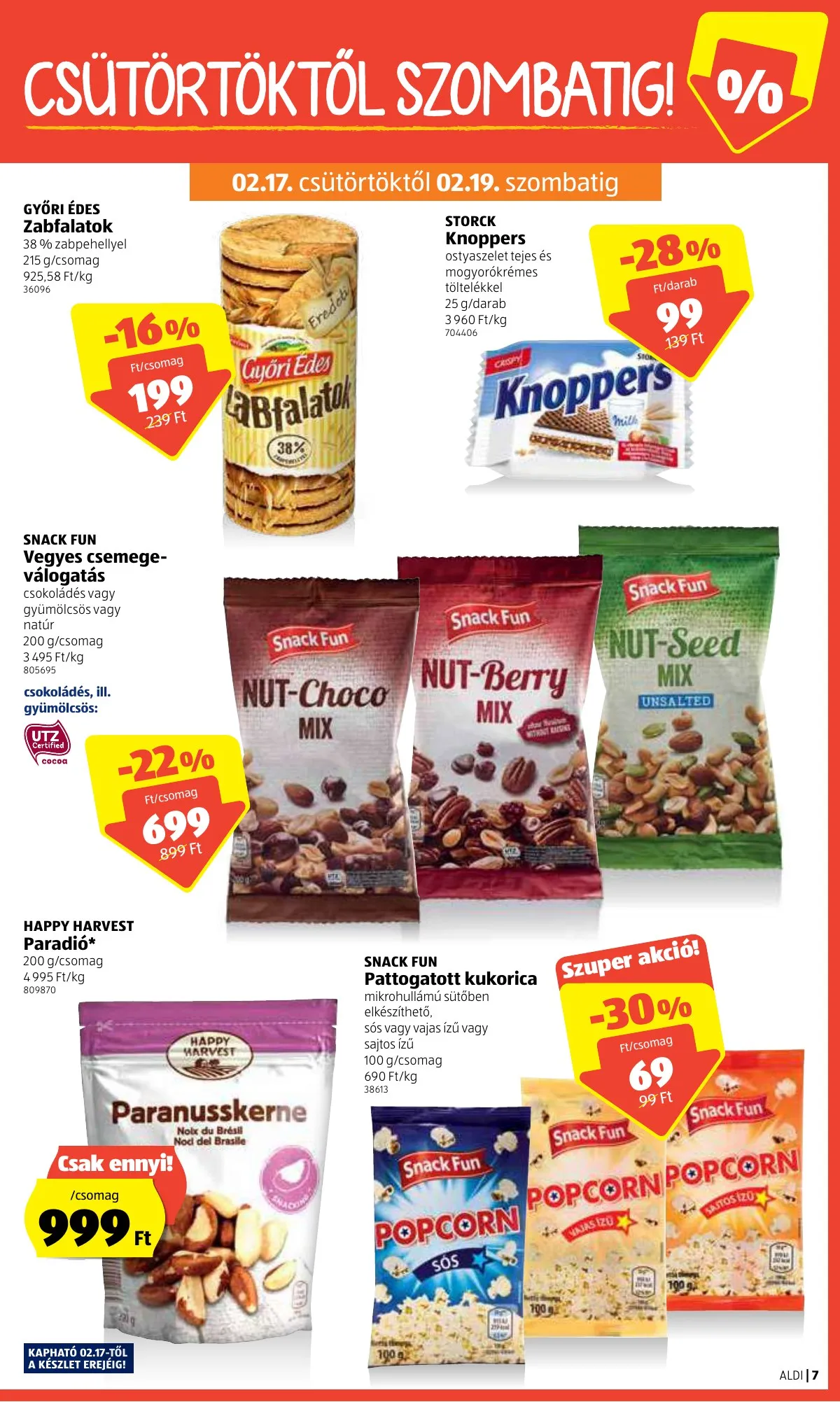 Aldi akciós újság 02.17–02.23 – 7. oldal