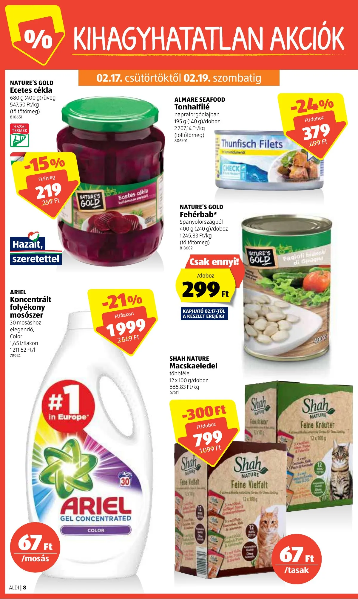Aldi akciós újság 02.17–02.23 – 8. oldal