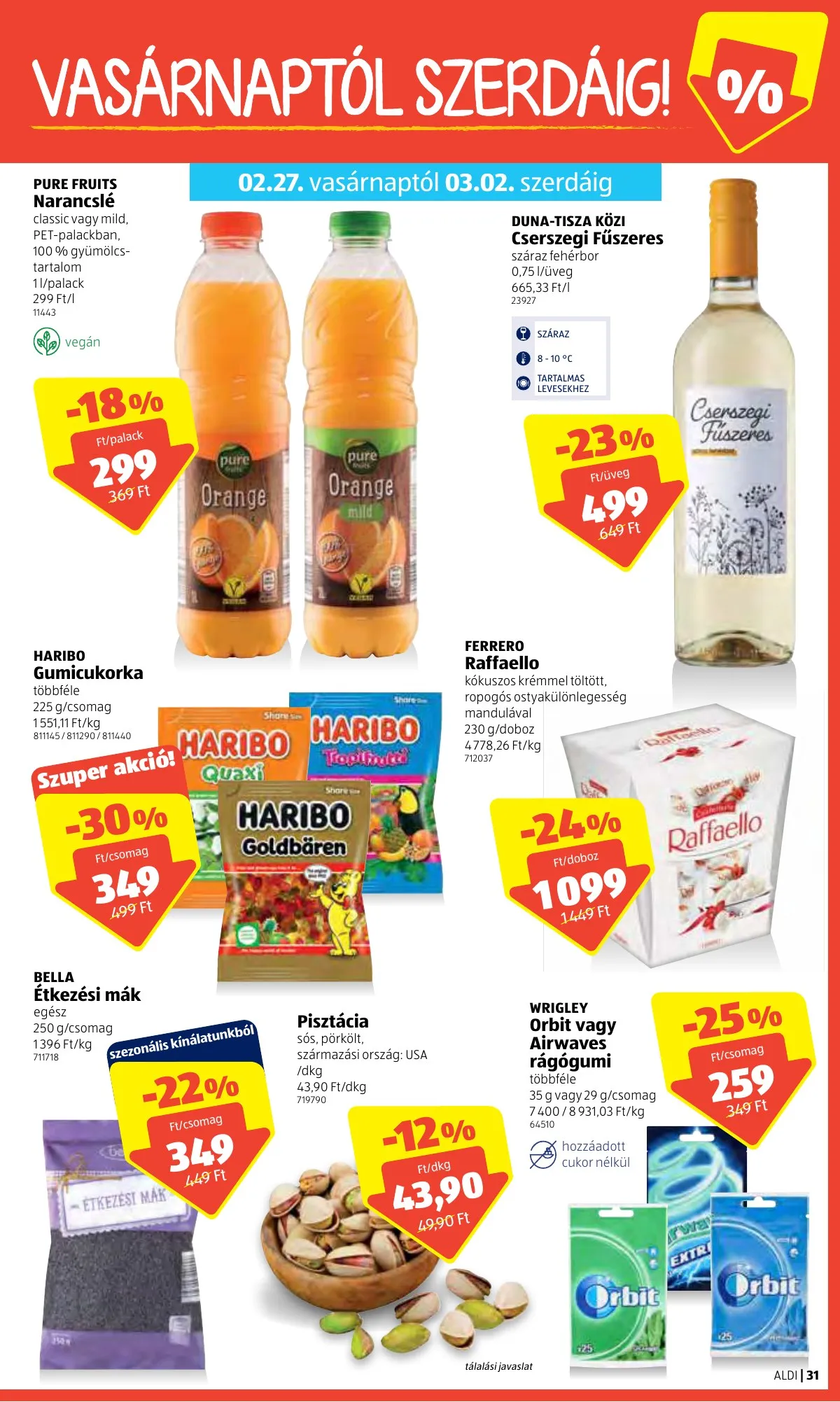 Aldi akciós újság 02.24–03.02 – 31. oldal