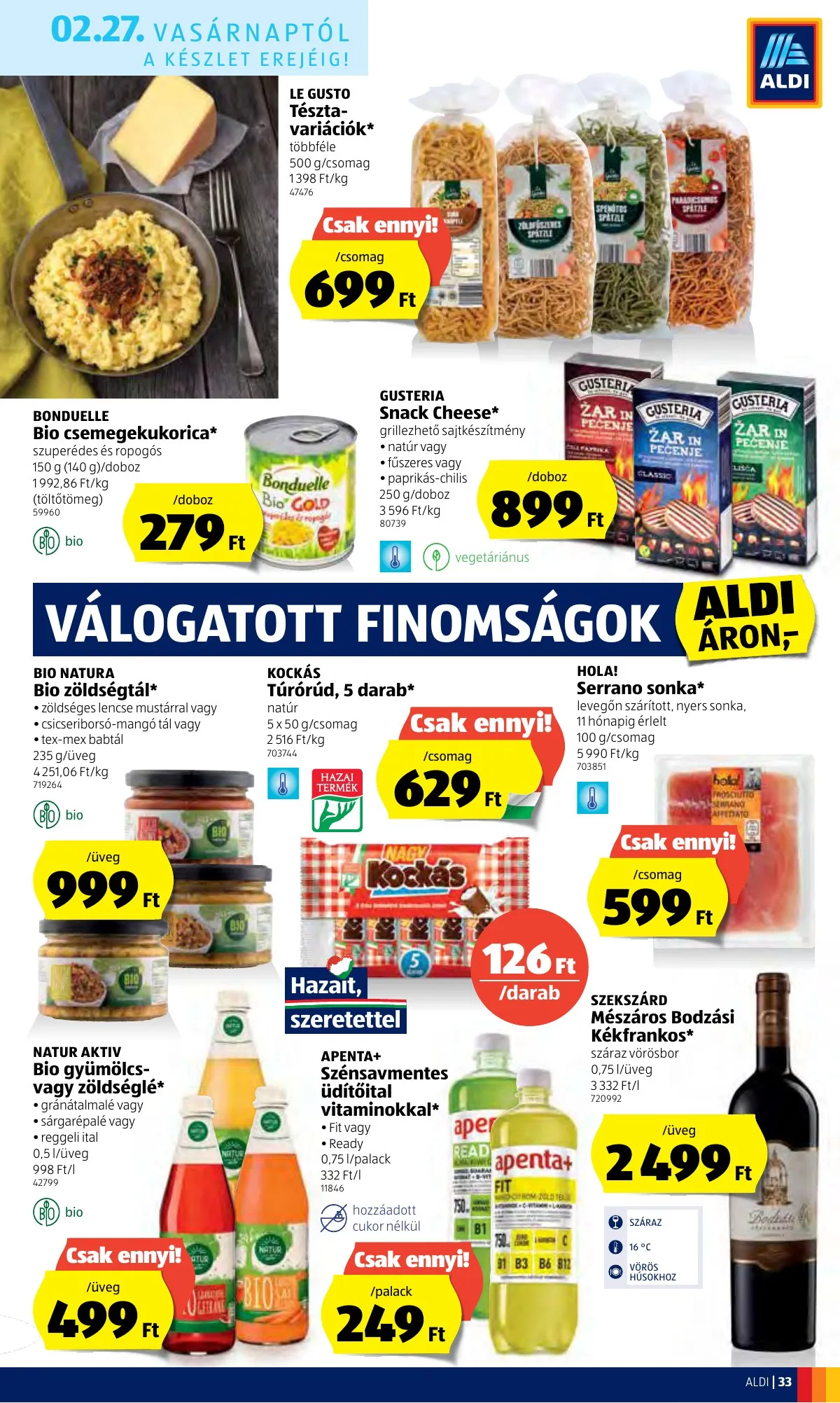 Aldi akciós újság 02.24–03.02 – 33. oldal