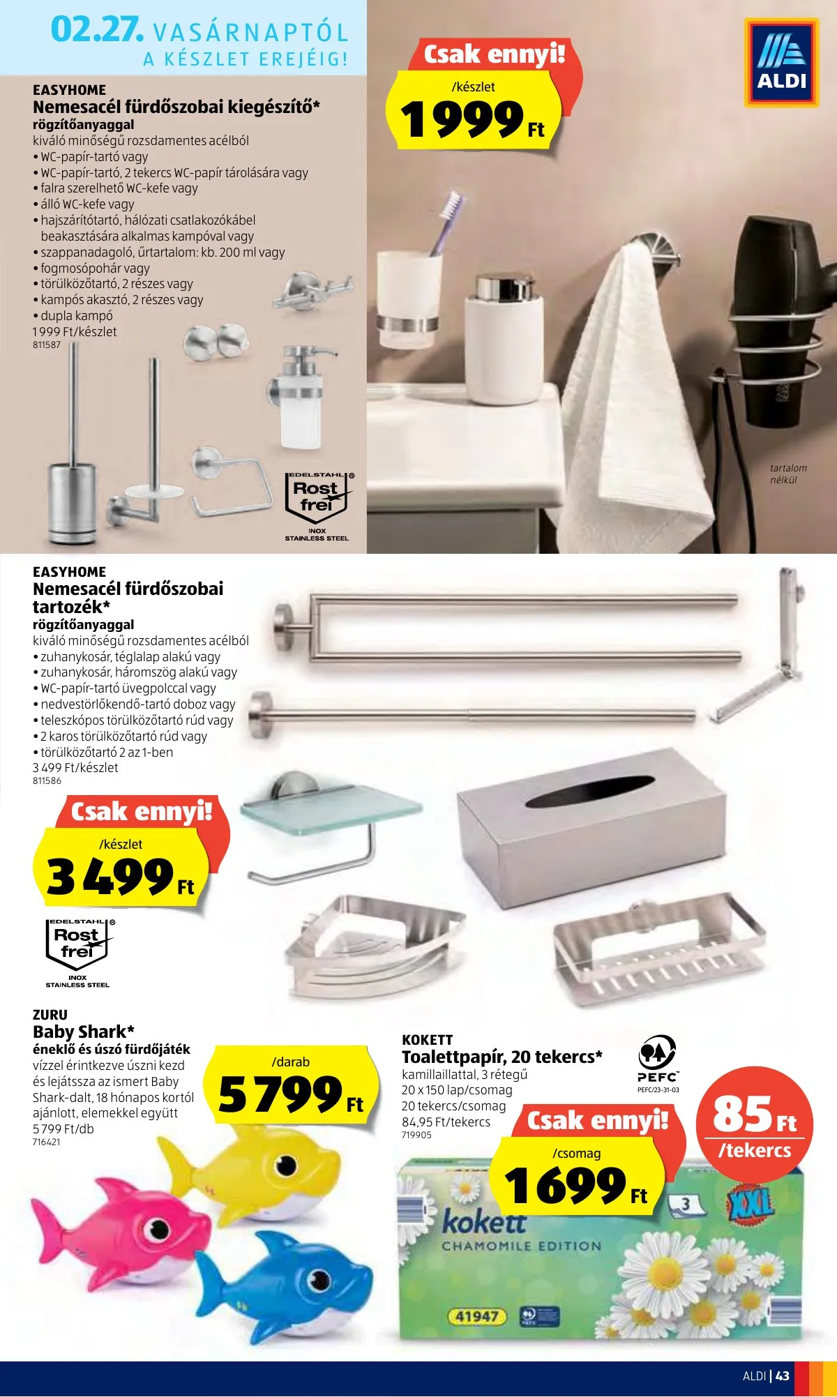 Aldi akciós újság 02.24–03.02 – 43. oldal