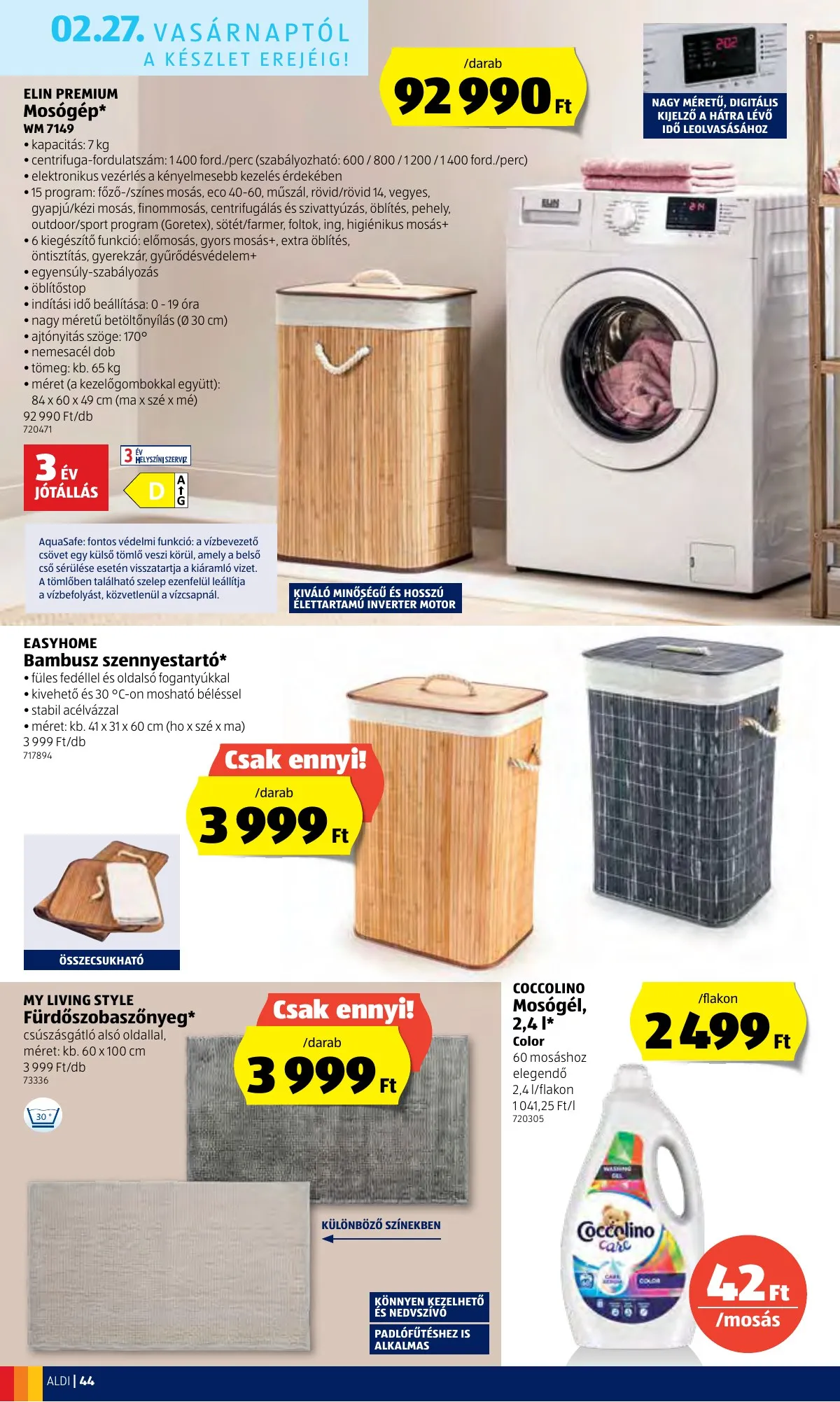 Aldi akciós újság 02.24–03.02 – 44. oldal