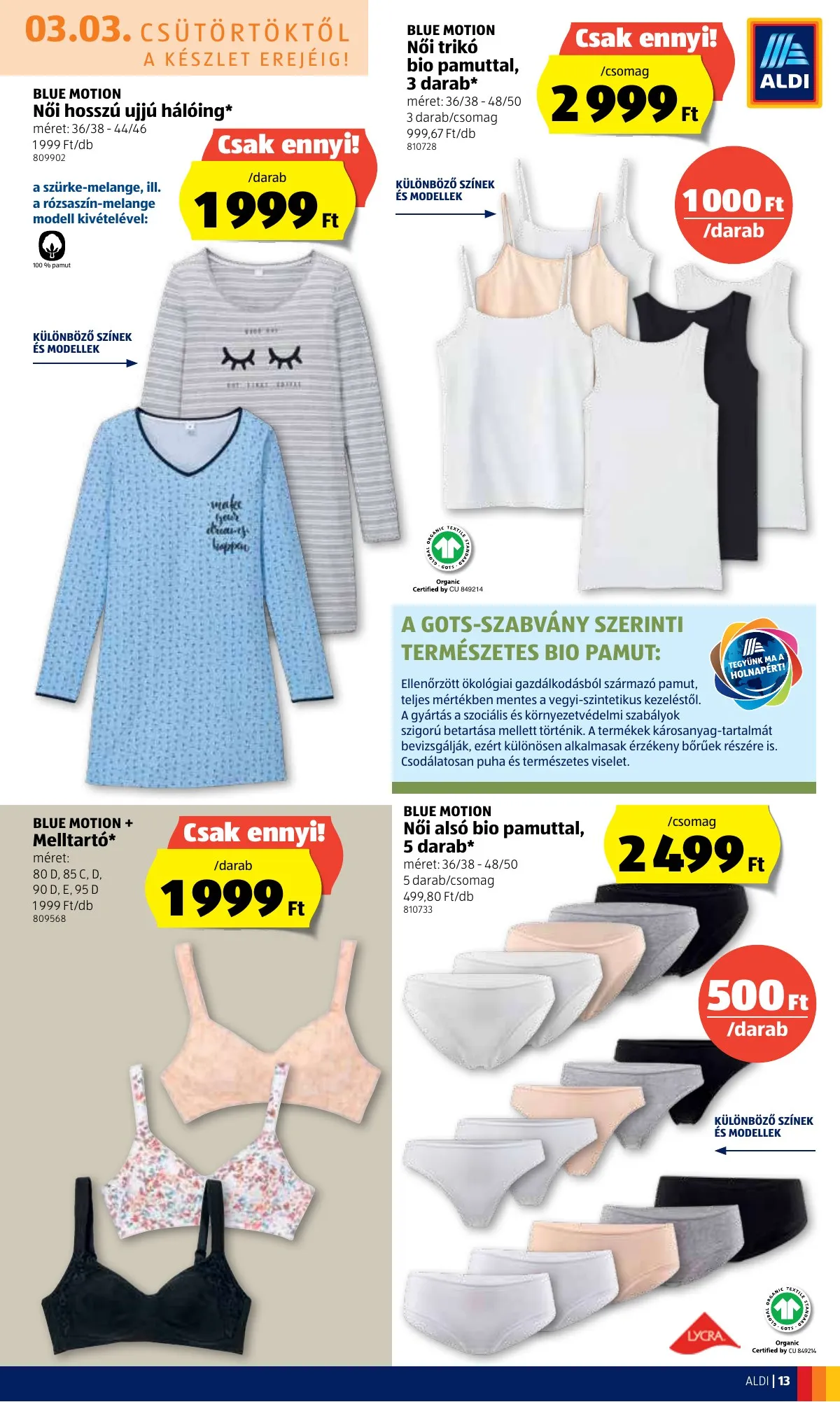 Aldi akciós újság 03.03–03.09 – 13. oldal