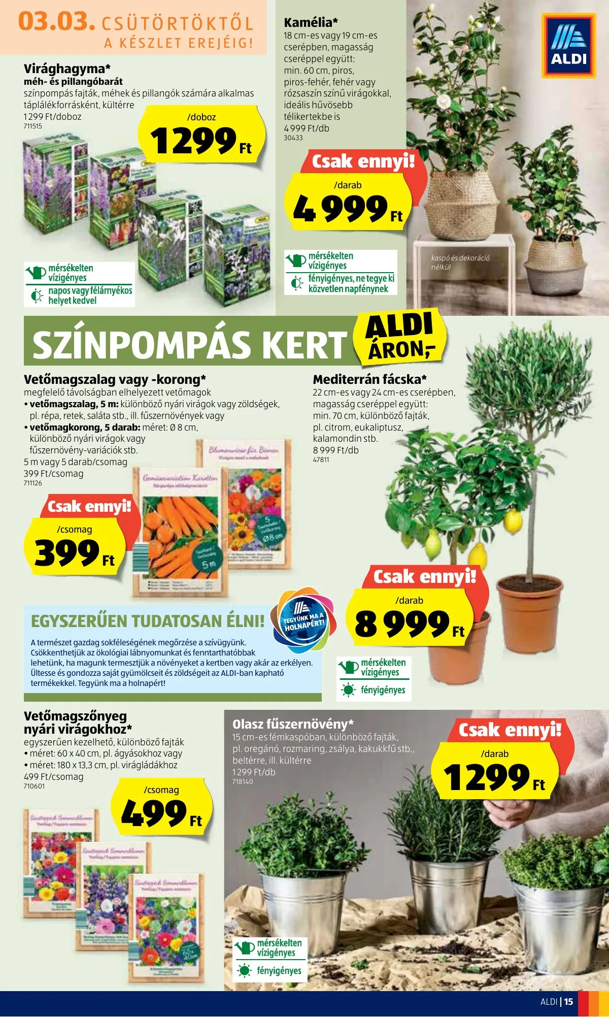 Aldi akciós újság 03.03–03.09 – 15. oldal