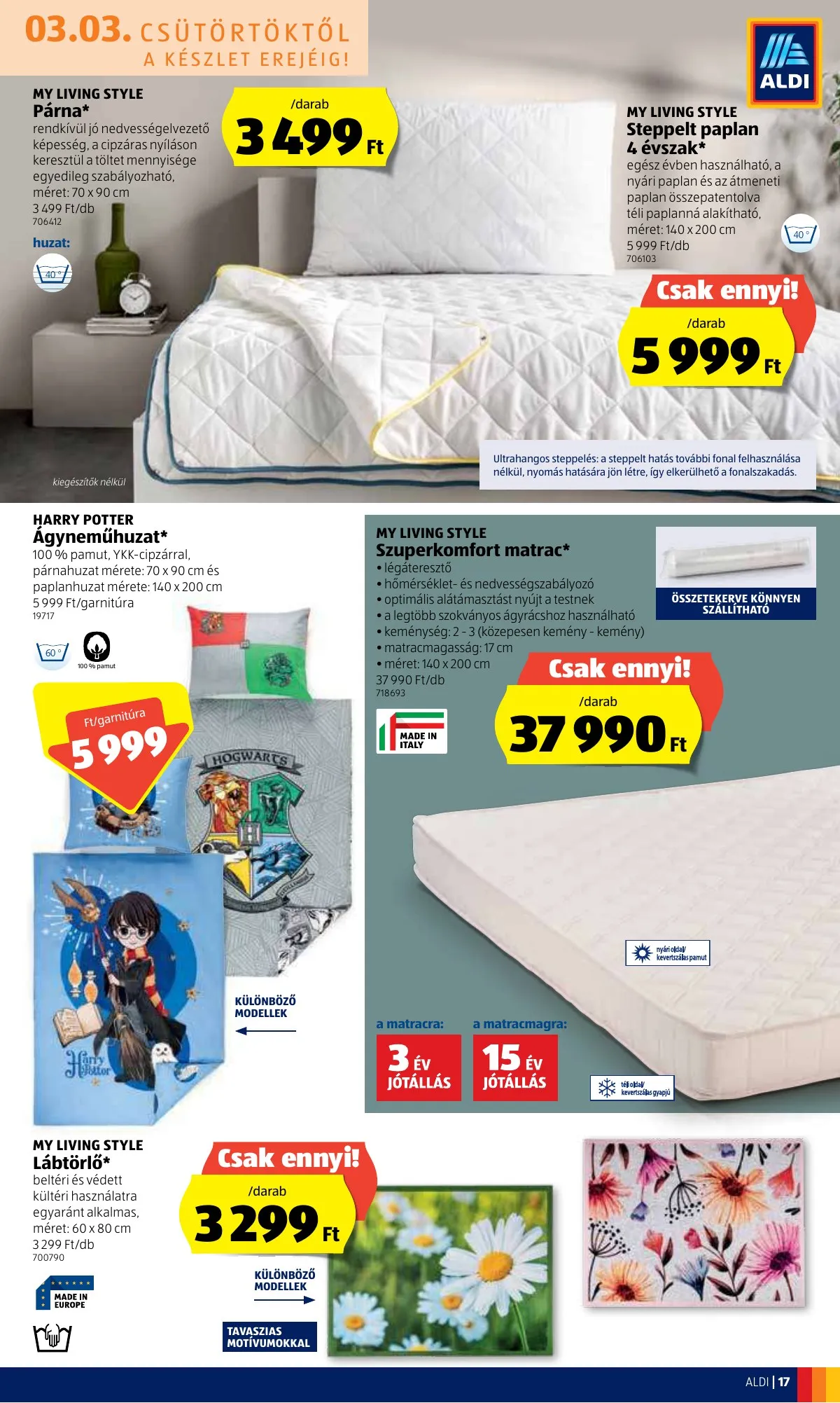 Aldi akciós újság 03.03–03.09 – 17. oldal