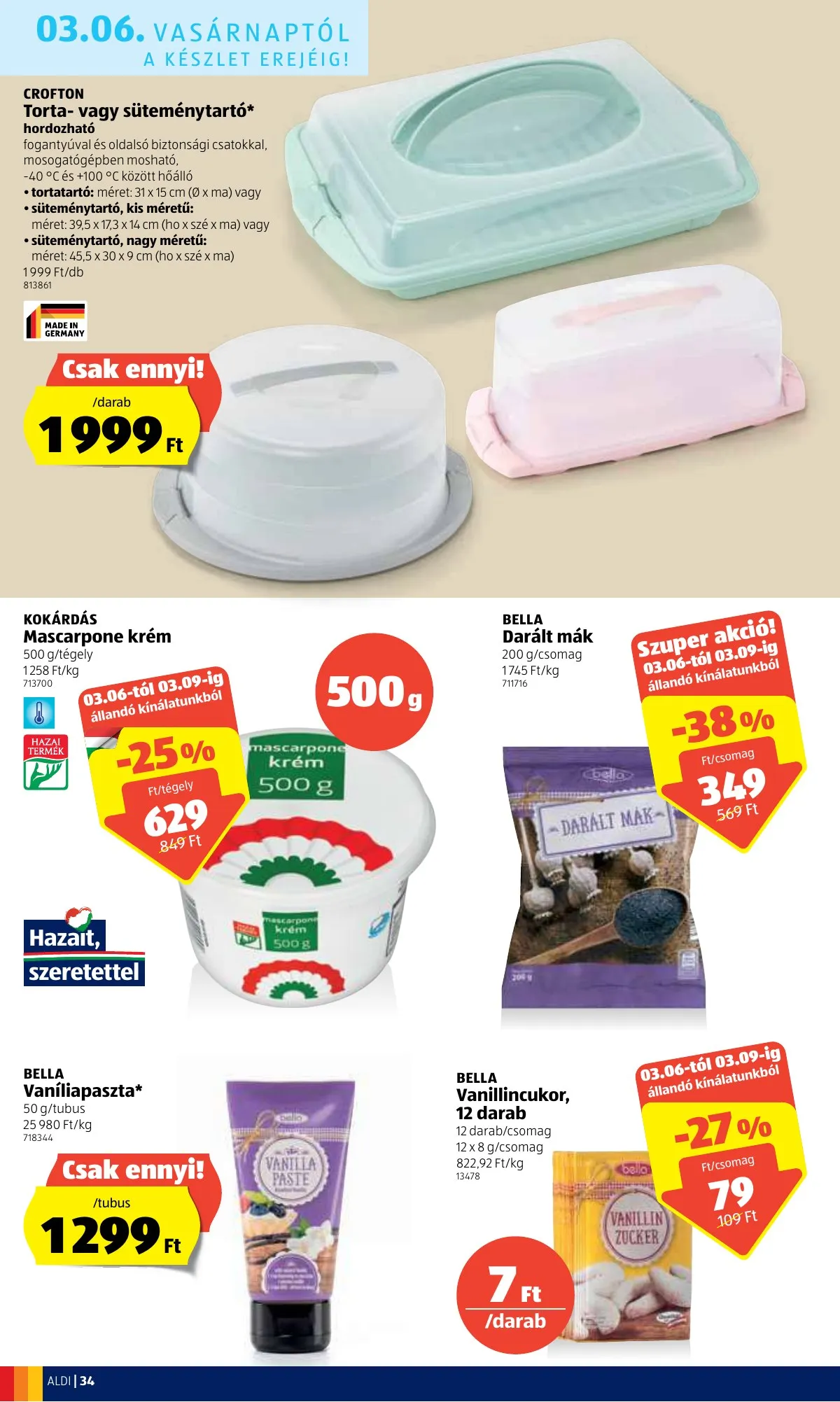 Aldi akciós újság 03.03–03.09 – 34. oldal