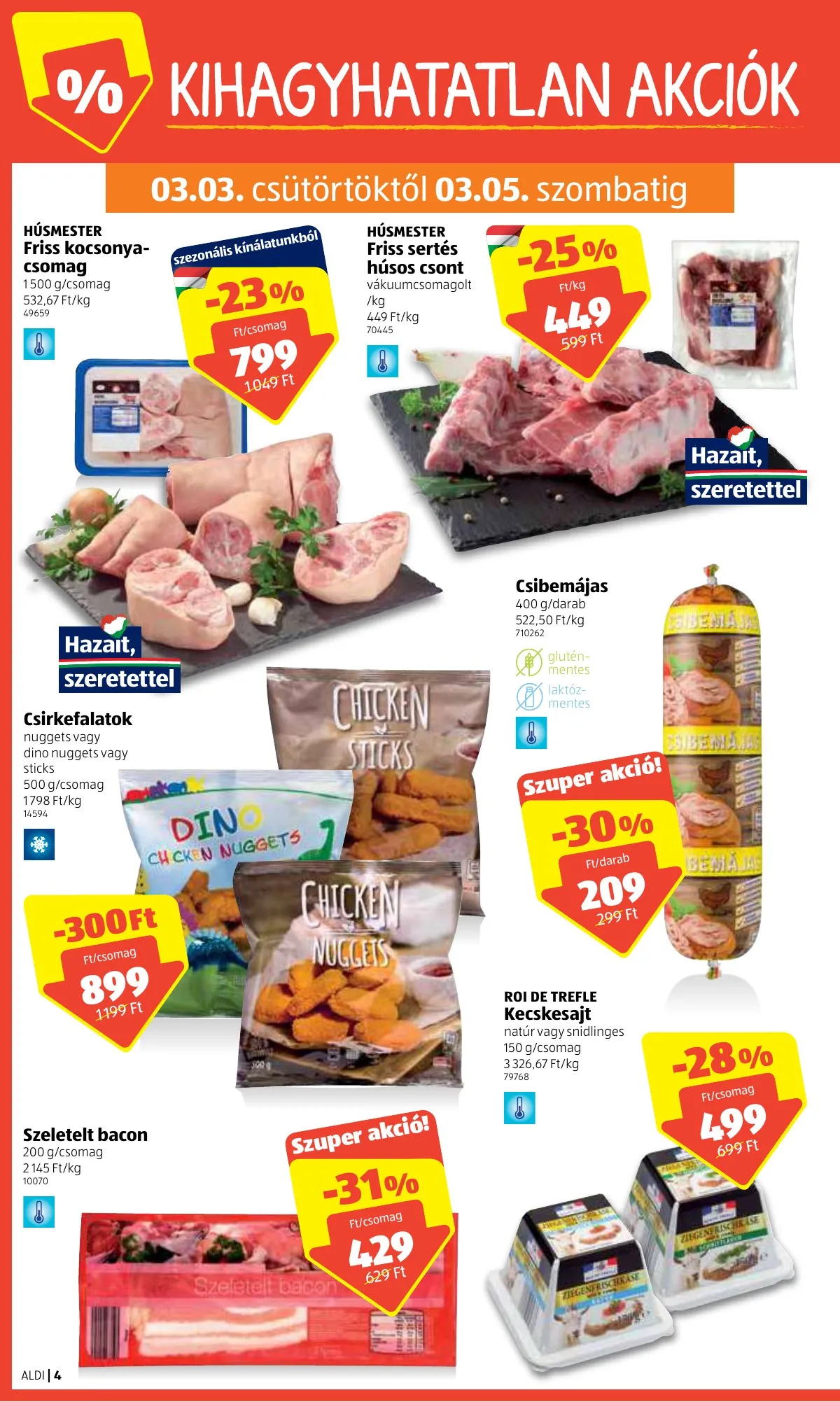 Aldi akciós újság 03.03–03.09 – 4. oldal