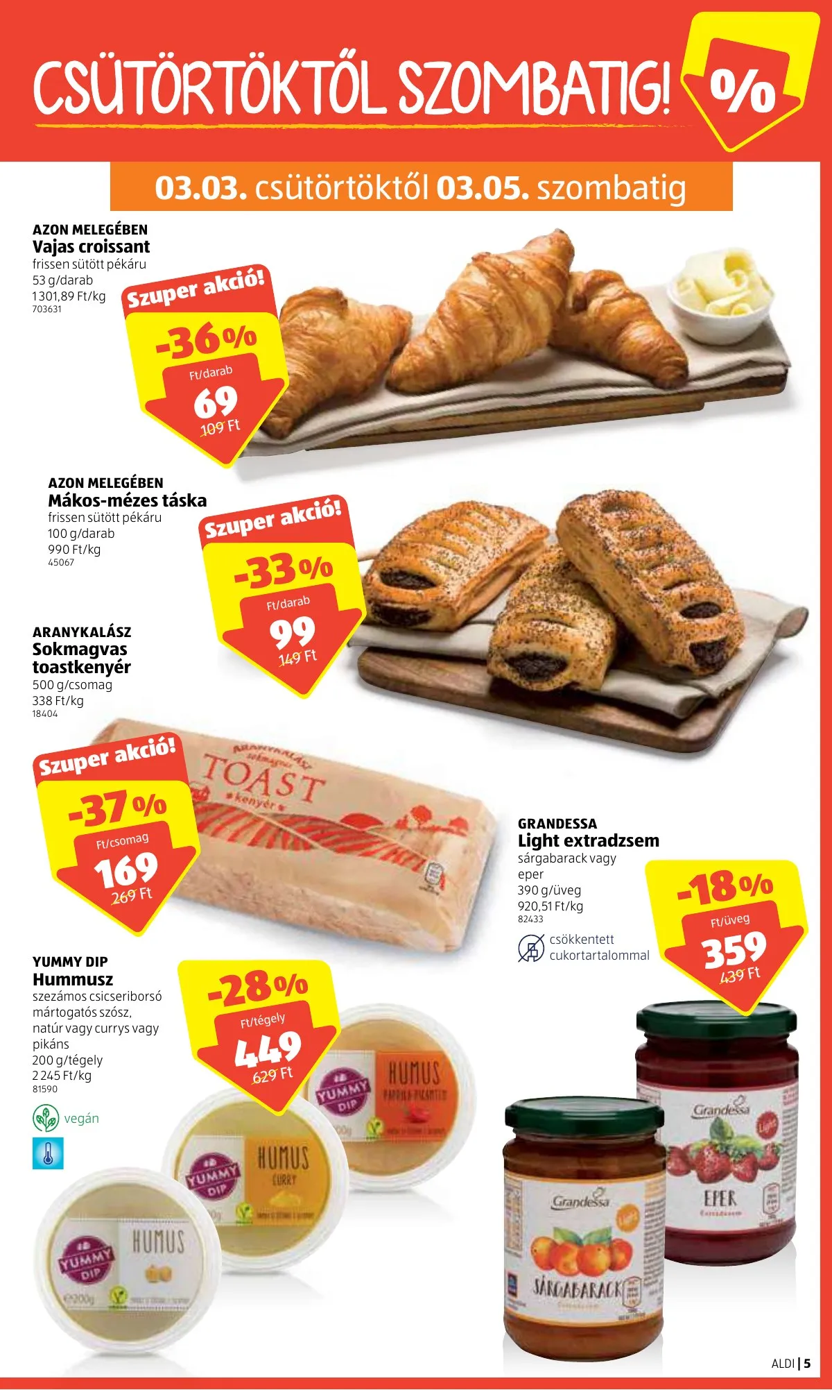 Aldi akciós újság 03.03–03.09 – 5. oldal