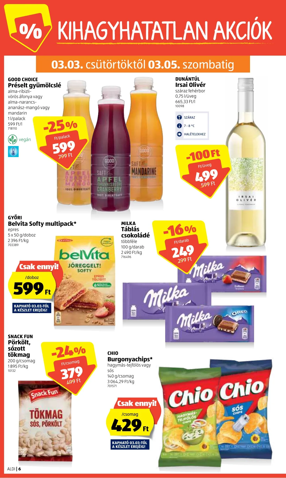 Aldi akciós újság 03.03–03.09 – 6. oldal
