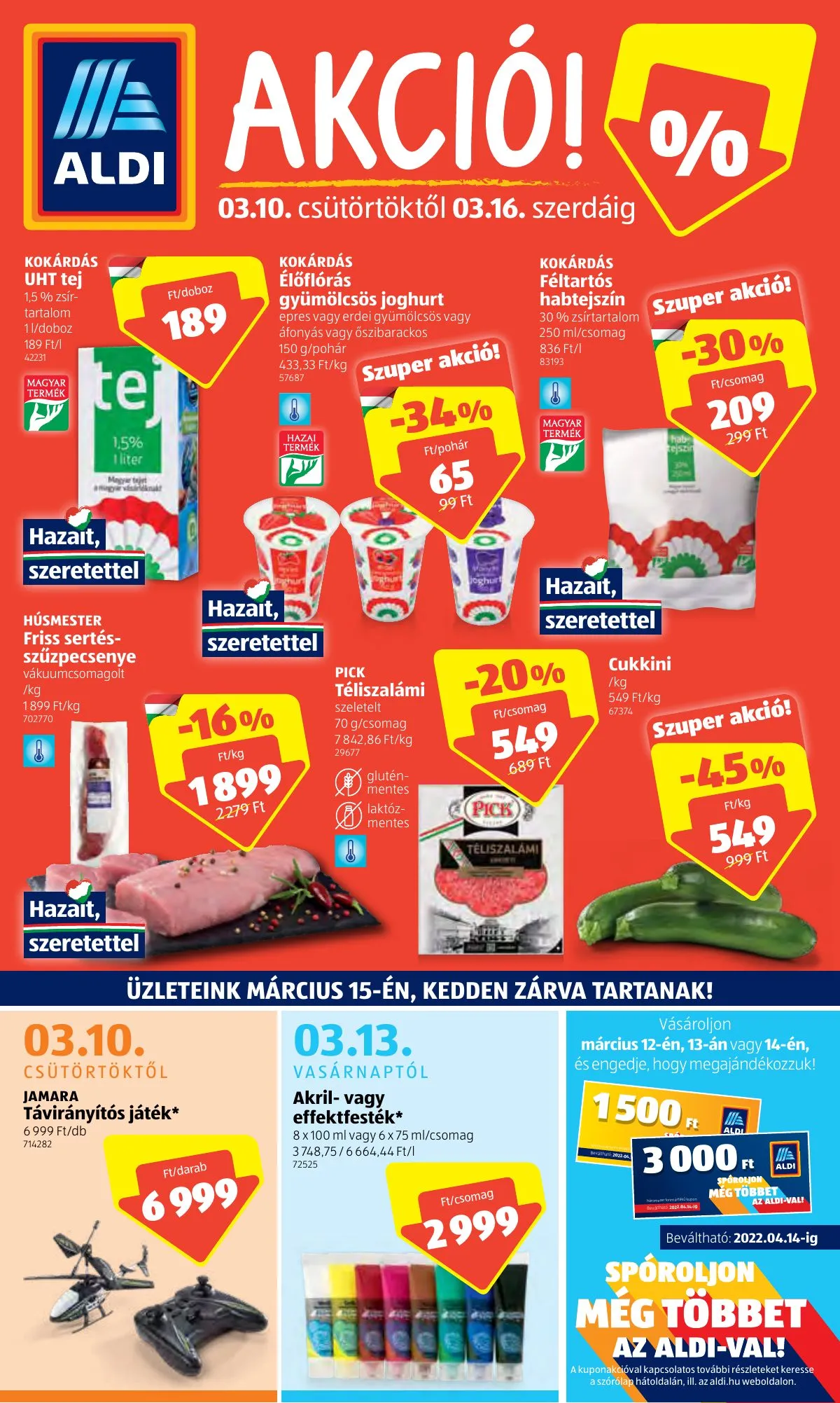 Aldi akciós újság 03.10–03.16