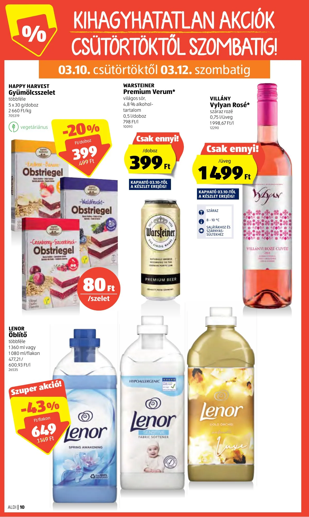 Aldi akciós újság 03.10–03.16 – 10. oldal