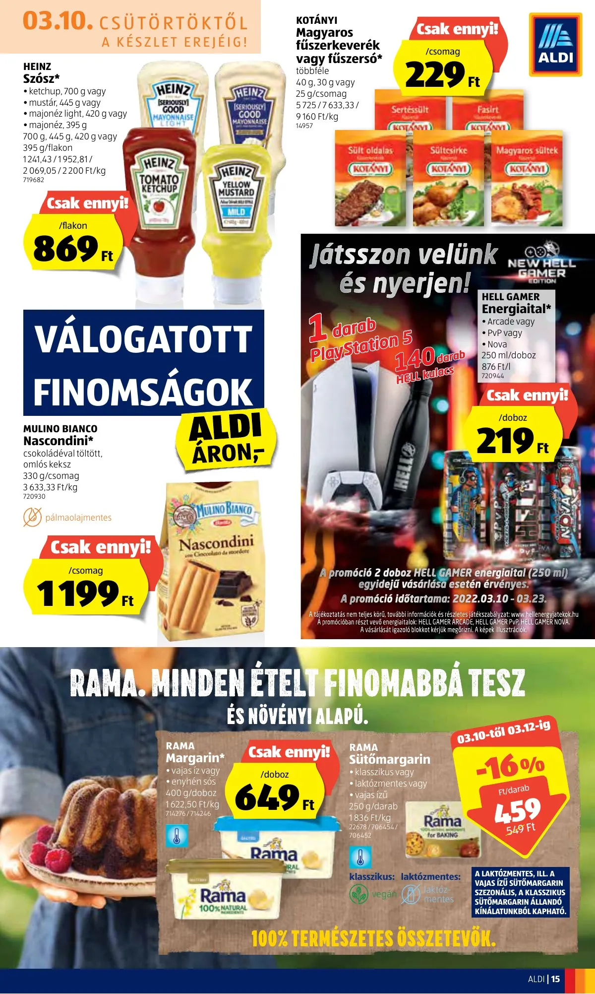 Aldi akciós újság 03.10–03.16 – 15. oldal