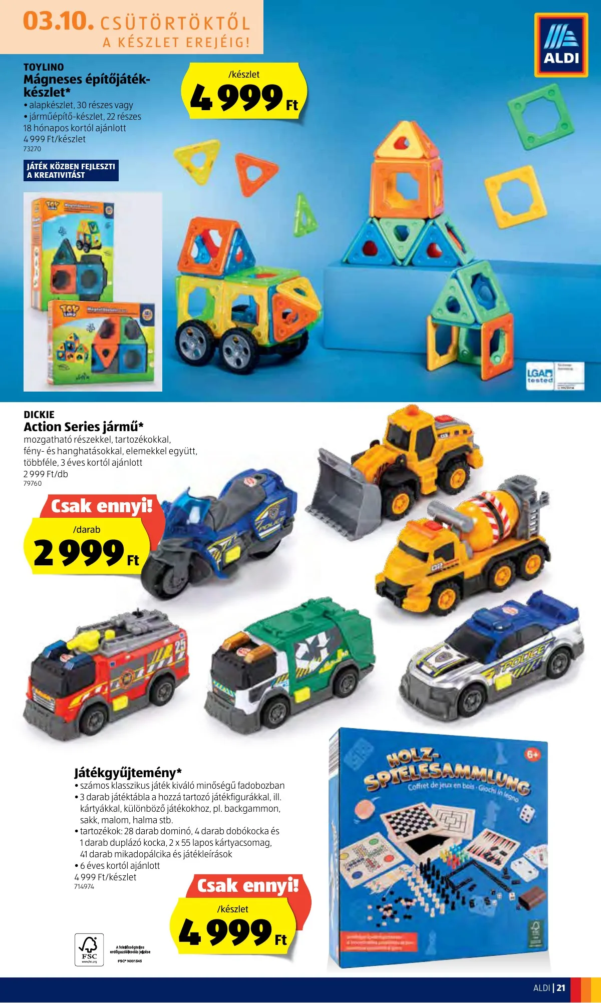 Aldi akciós újság 03.10–03.16 – 21. oldal