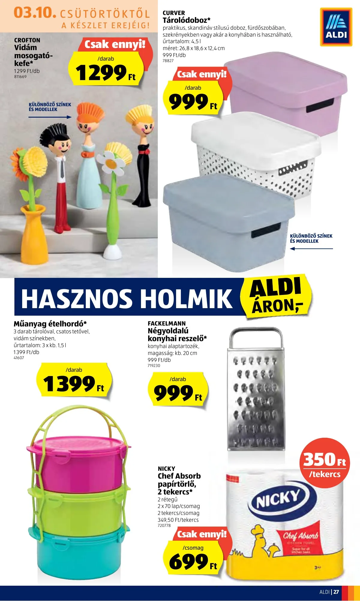 Aldi akciós újság 03.10–03.16 – 27. oldal