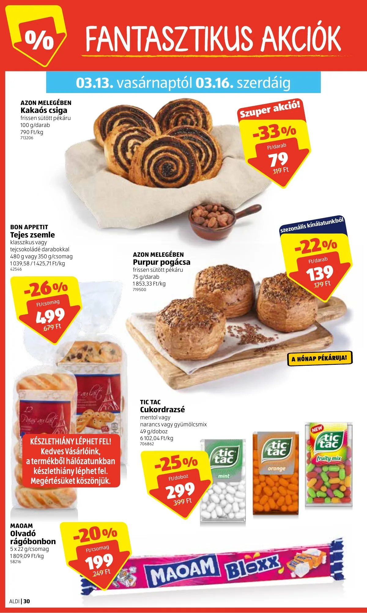Aldi akciós újság 03.10–03.16 – 30. oldal