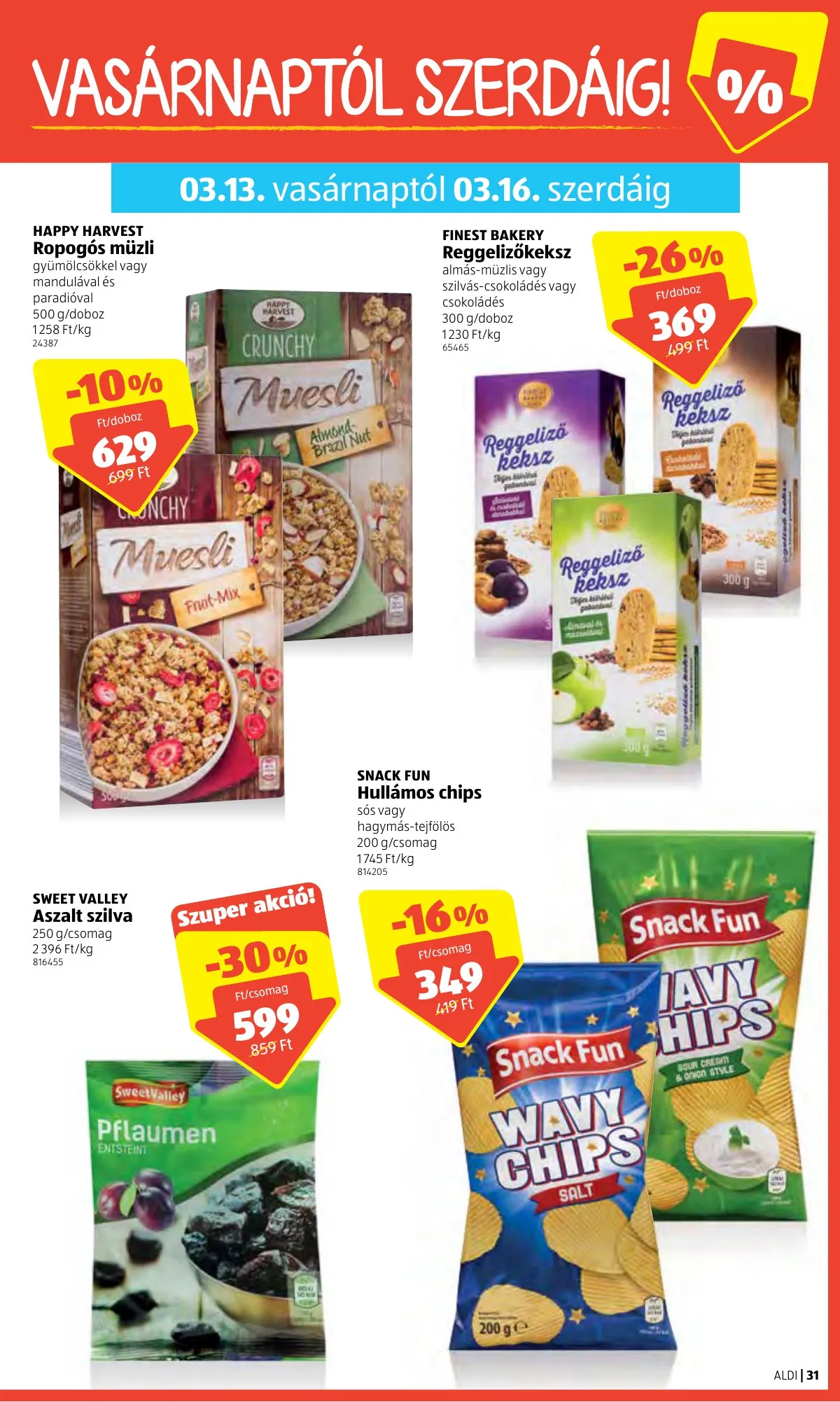 Aldi akciós újság 03.10–03.16 – 31. oldal