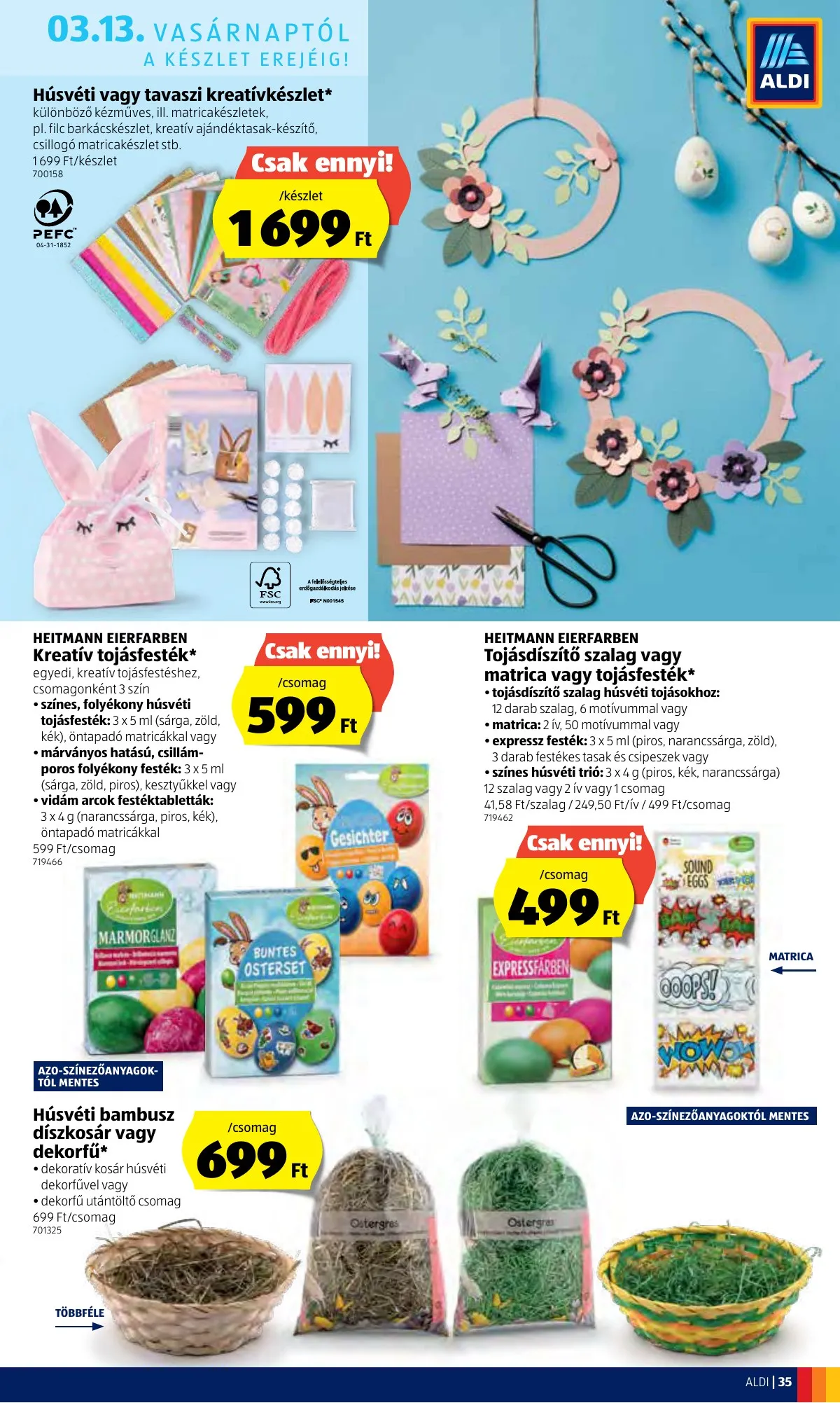 Aldi akciós újság 03.10–03.16 – 35. oldal