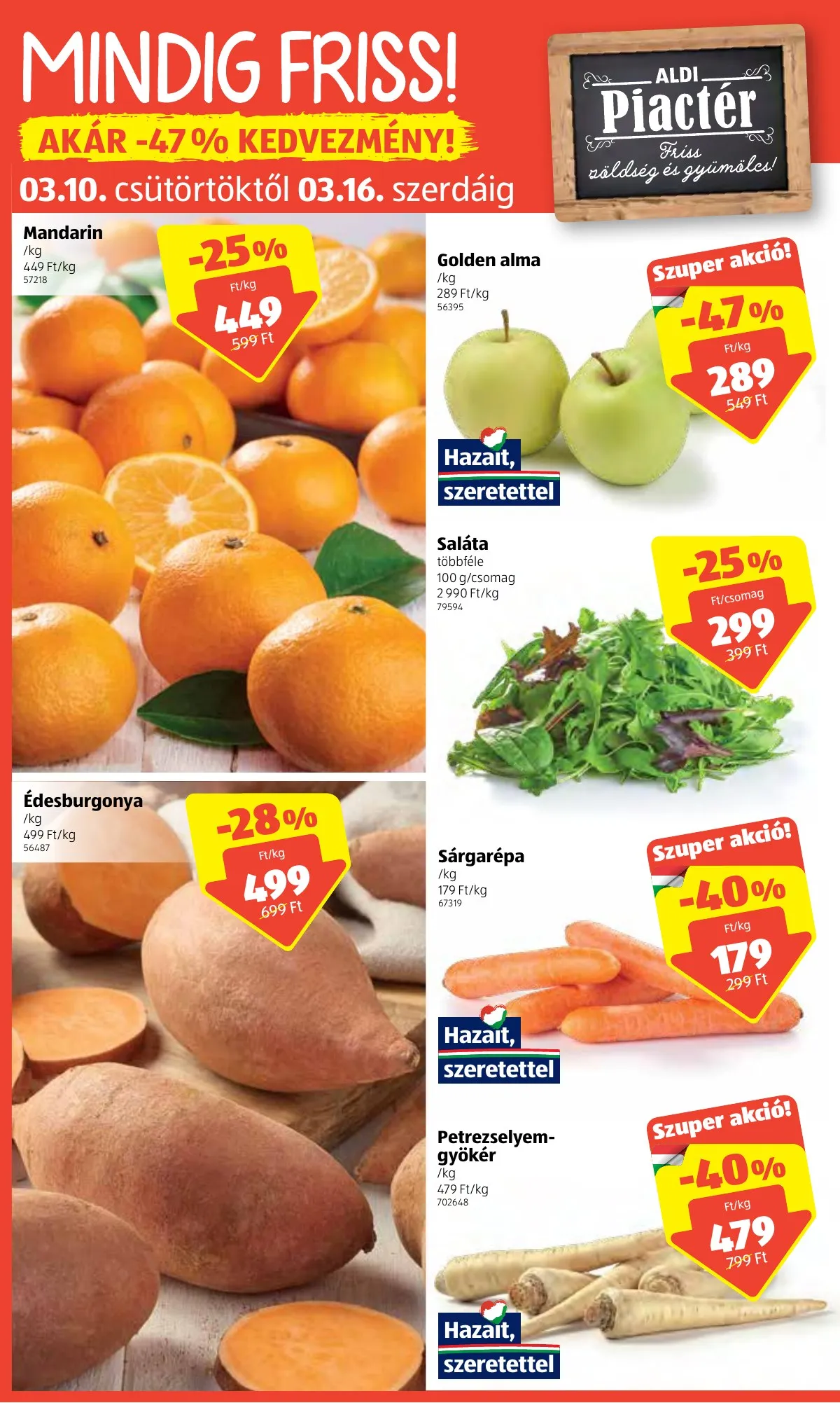 Aldi akciós újság 03.10–03.16 – 4. oldal