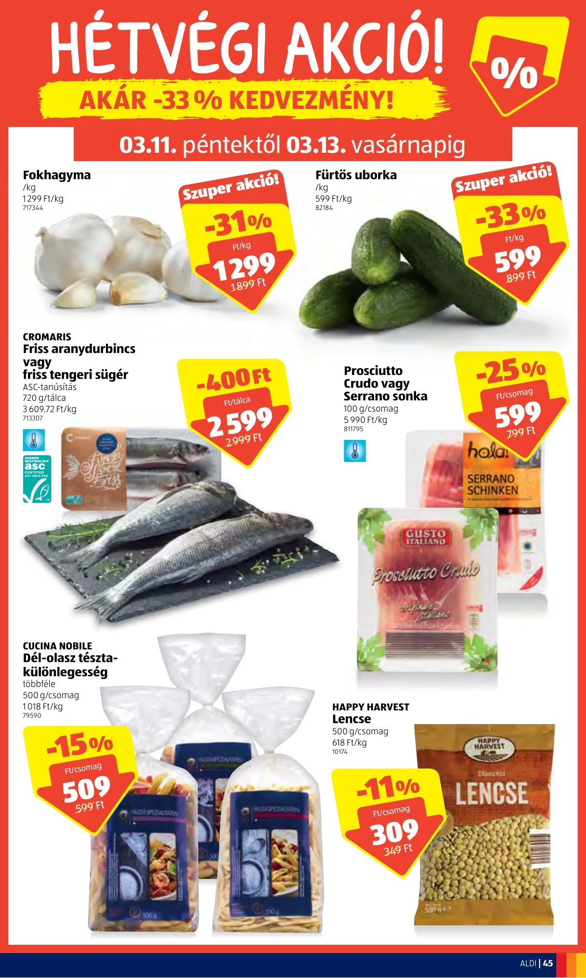 Aldi akciós újság 03.10–03.16 – 45. oldal