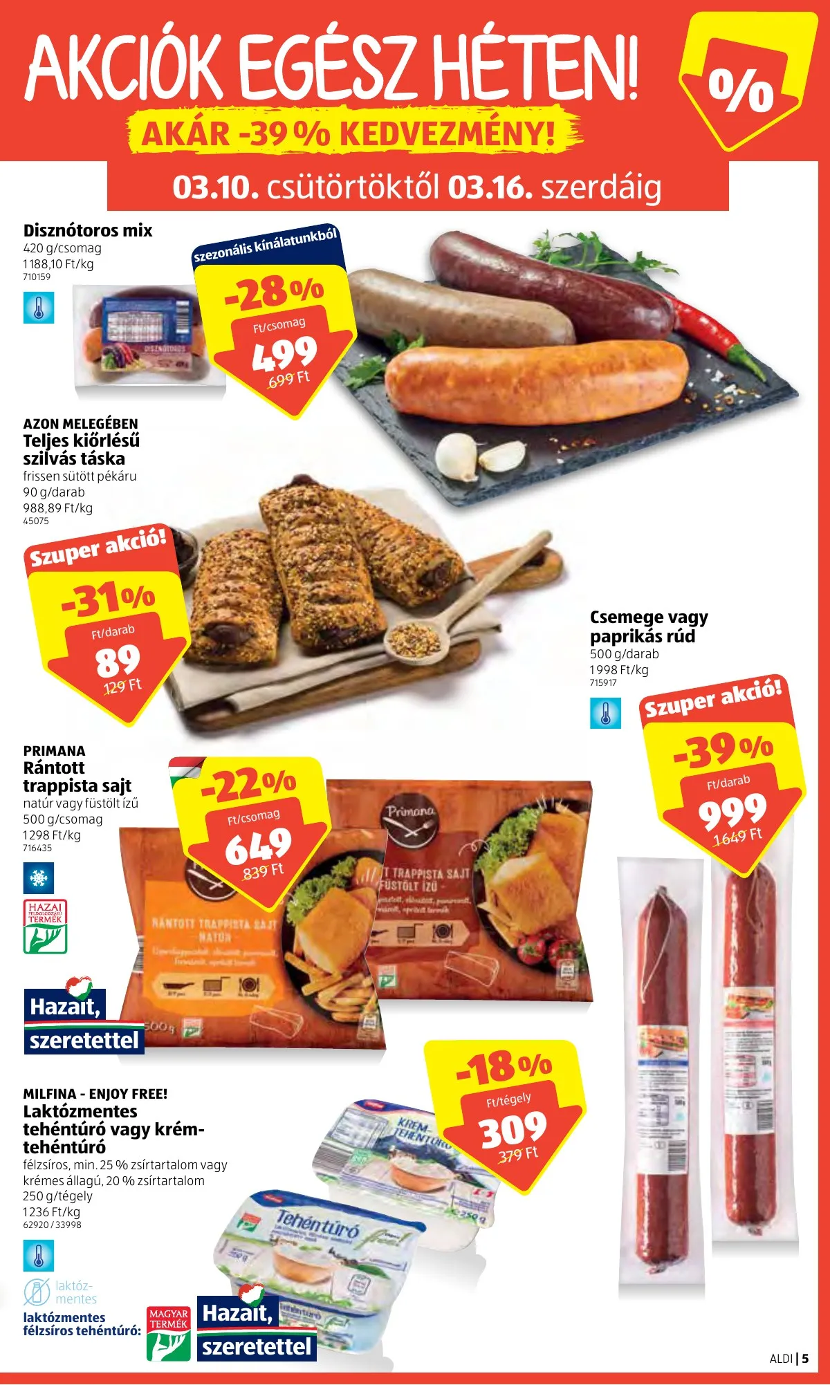 Aldi akciós újság 03.10–03.16 – 5. oldal
