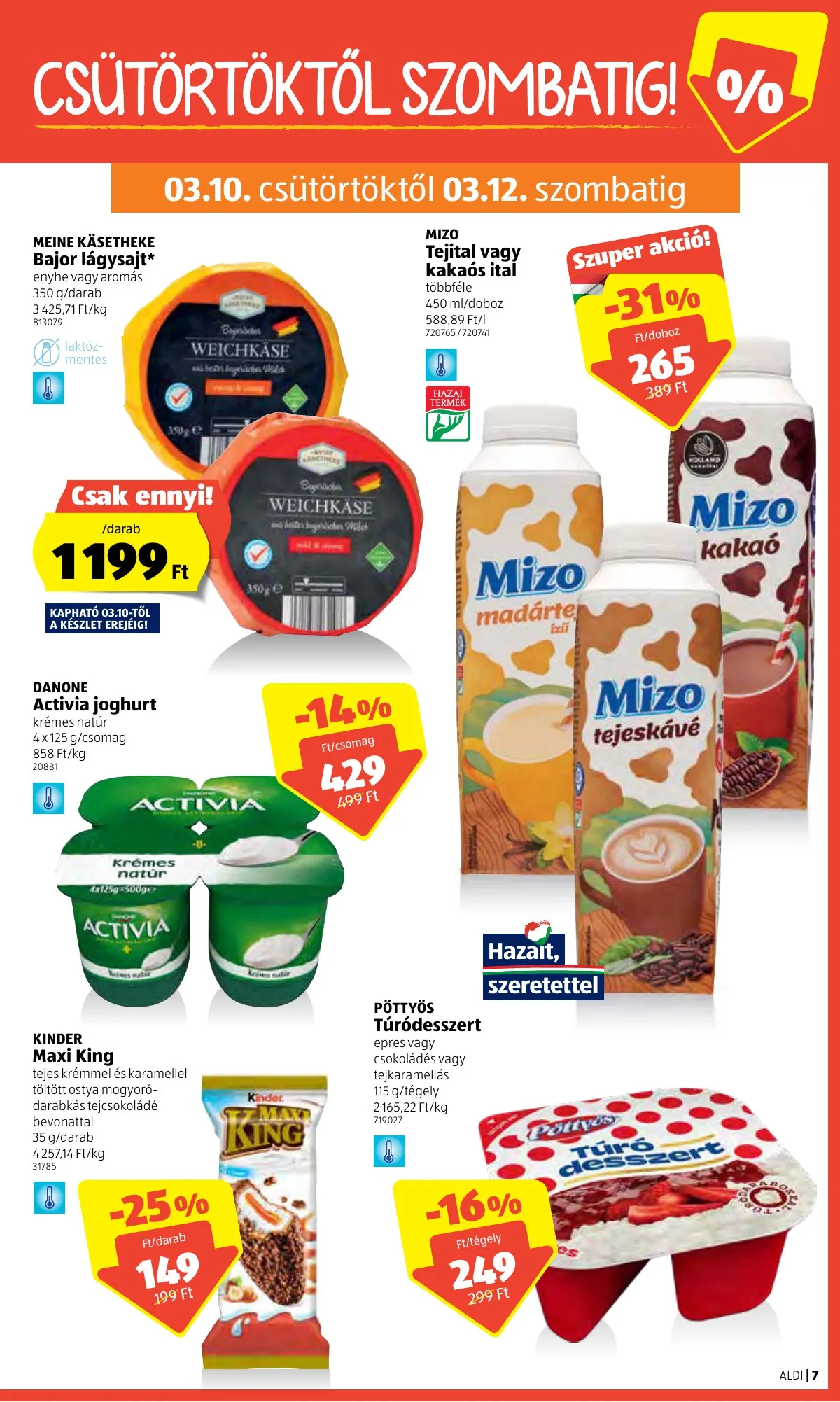 Aldi akciós újság 03.10–03.16 – 7. oldal