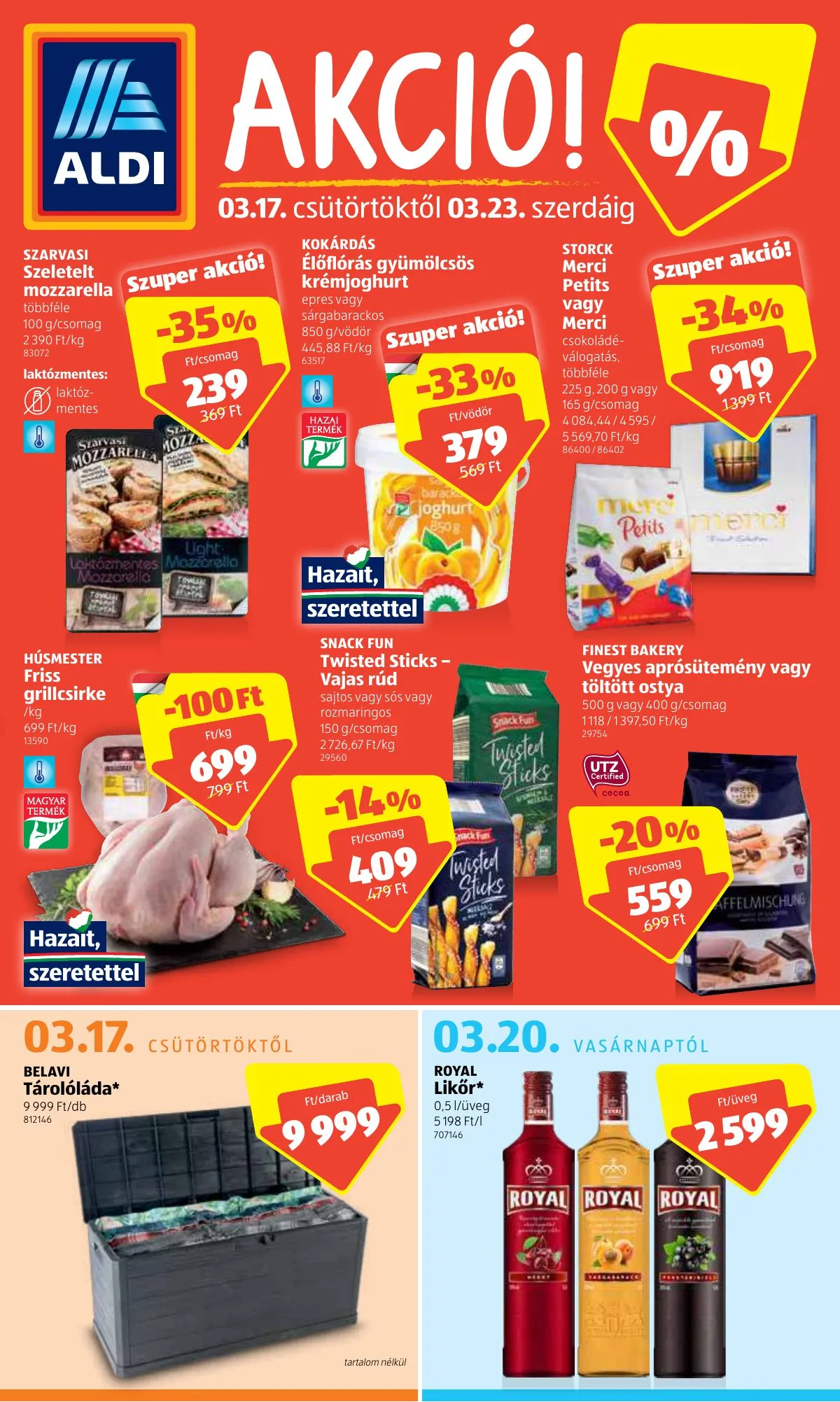 Aldi akciós újság 03.17–03.23