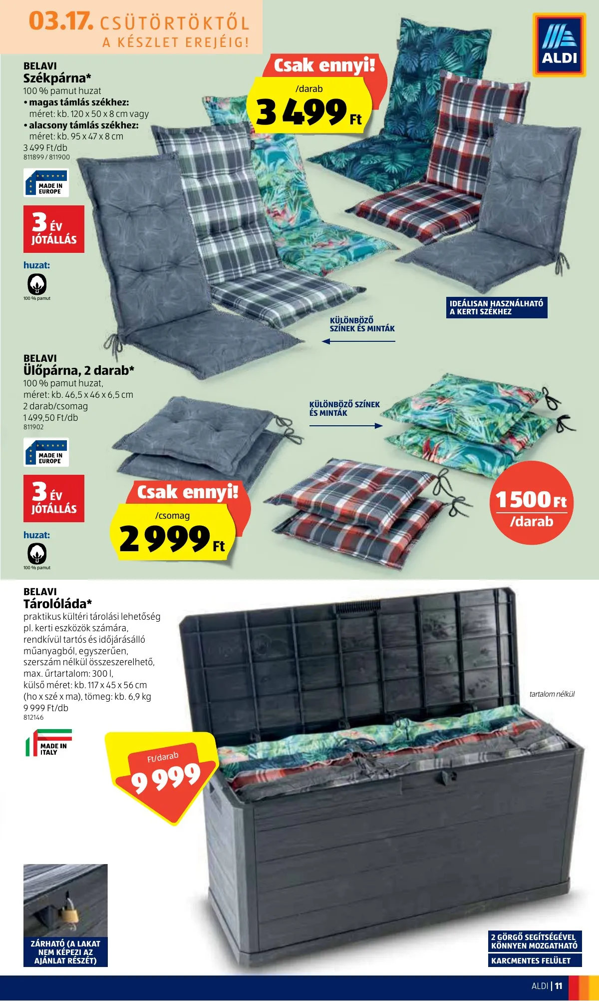 Aldi akciós újság 03.17–03.23 – 13. oldal
