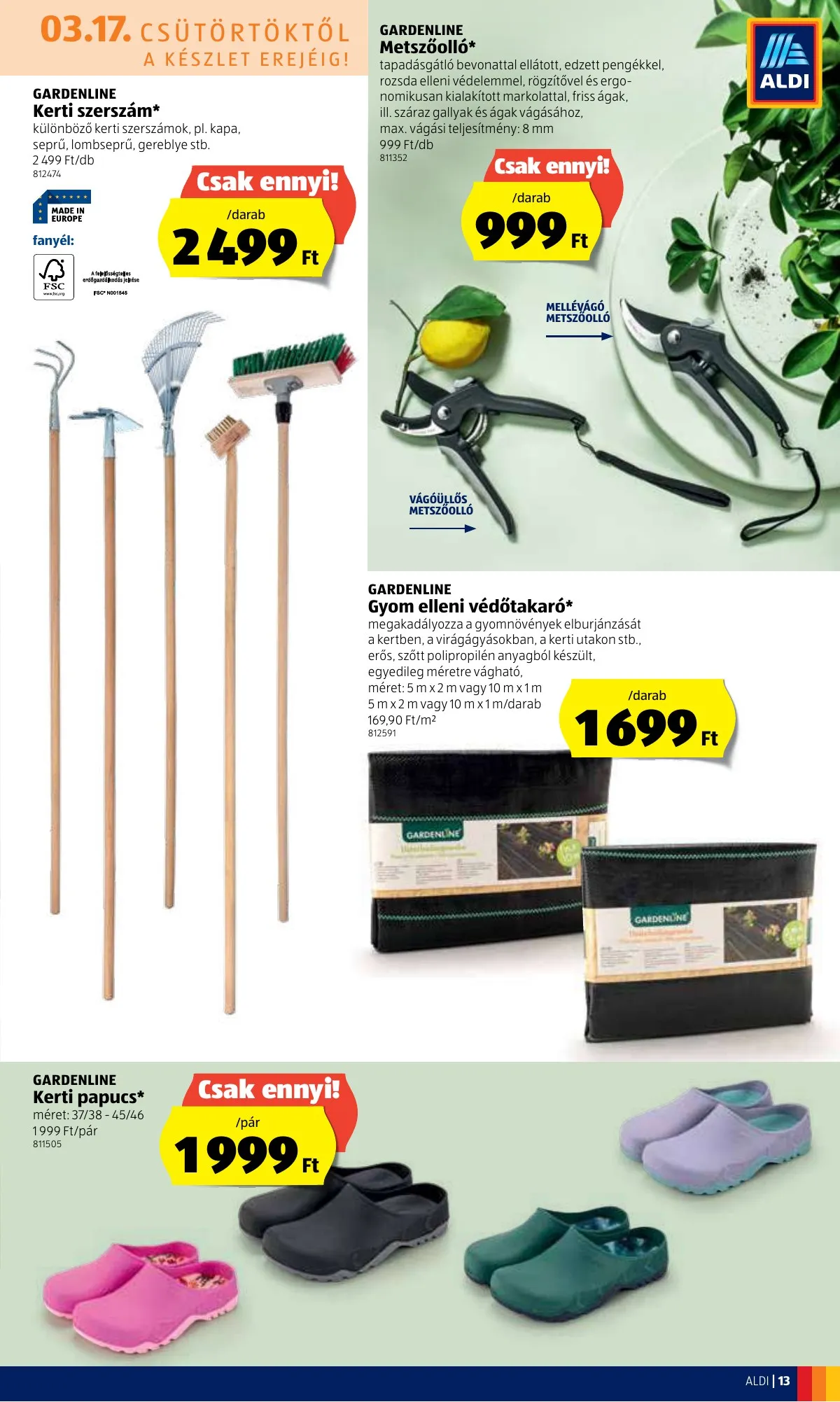 Aldi akciós újság 03.17–03.23 – 15. oldal