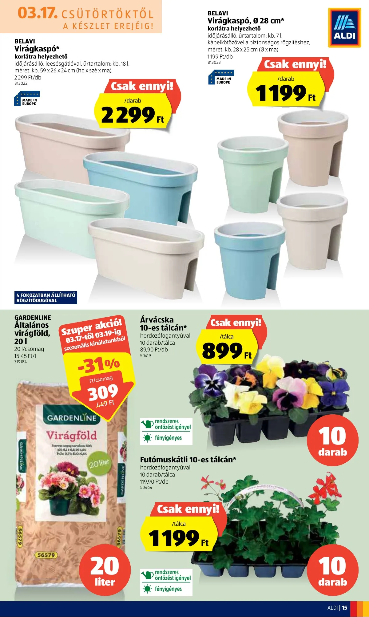 Aldi akciós újság 03.17–03.23 – 17. oldal