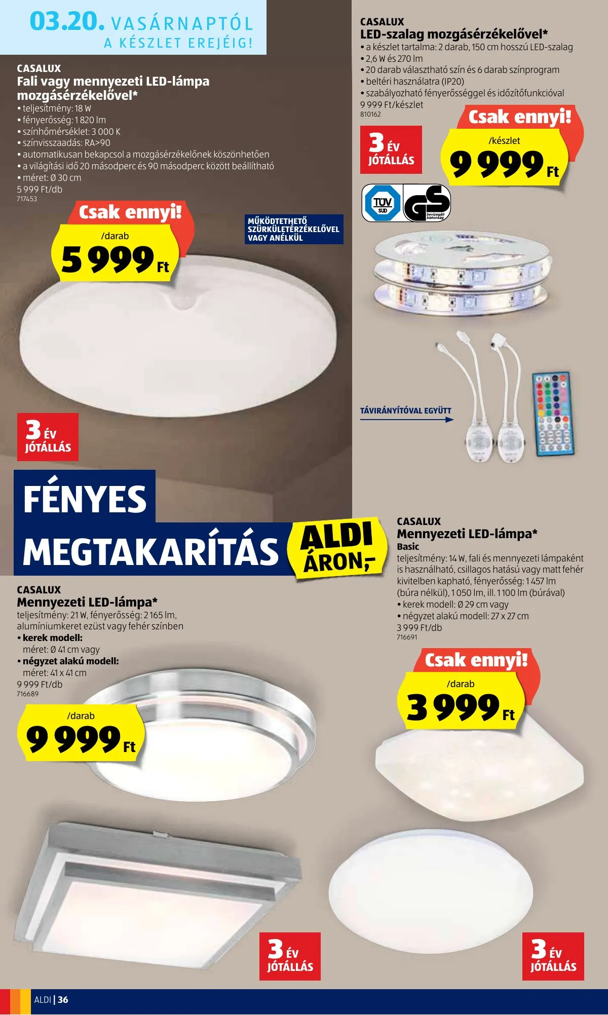 Aldi akciós újság 03.17–03.23 – 38. oldal