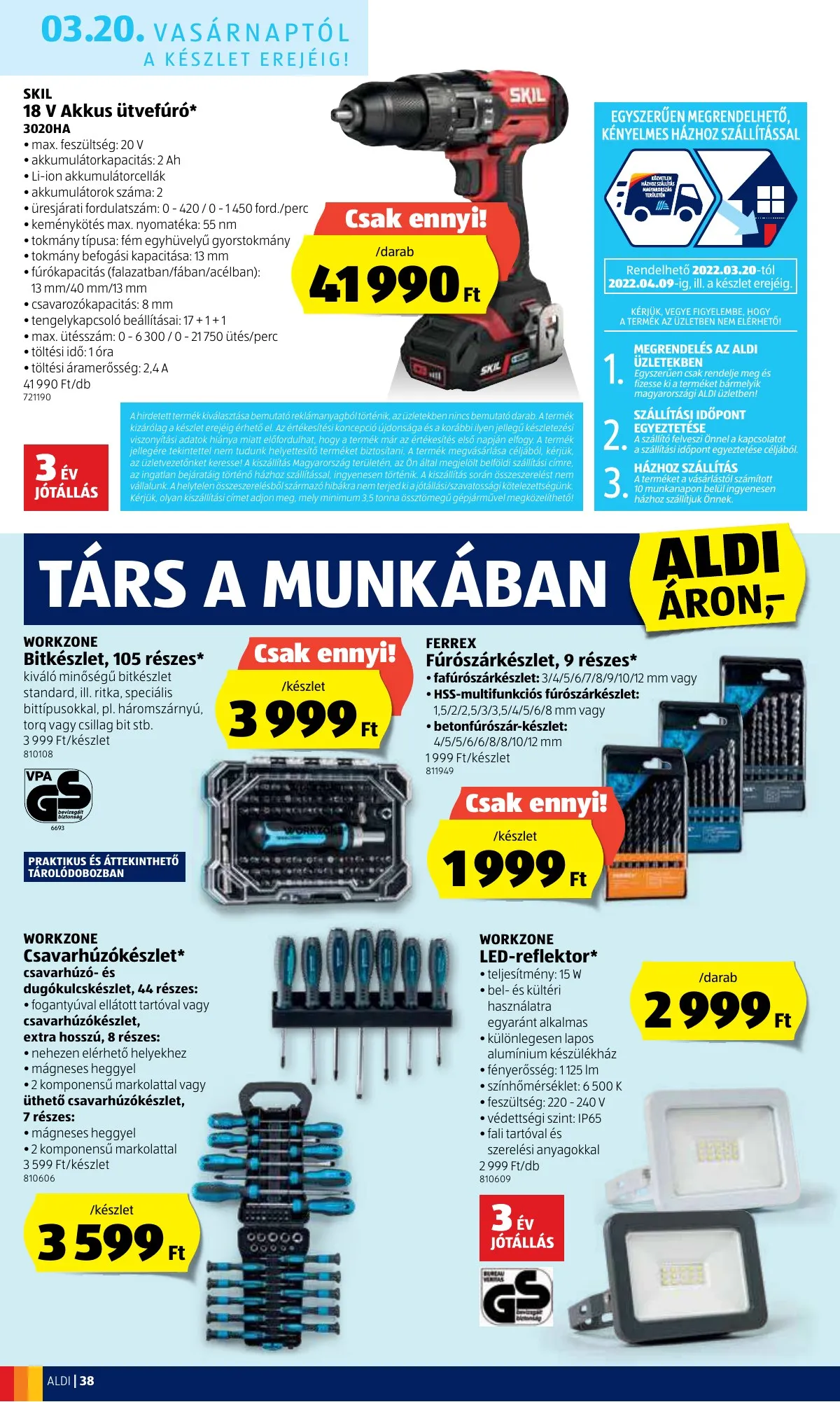 Aldi akciós újság 03.17–03.23 – 40. oldal