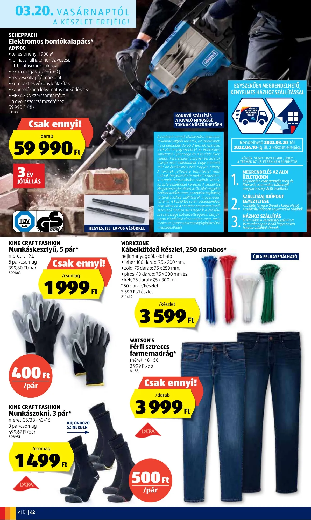 Aldi akciós újság 03.17–03.23 – 44. oldal