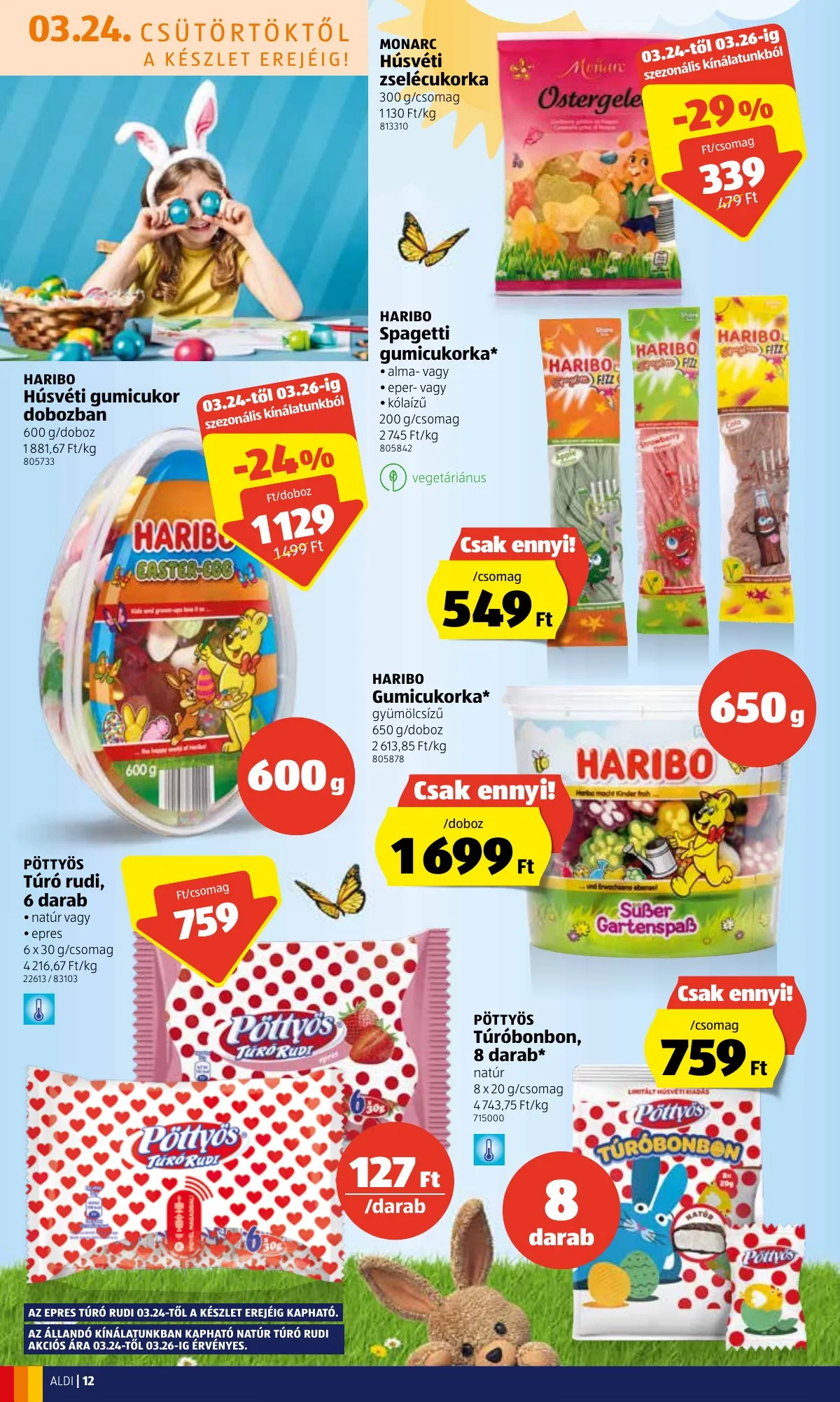 Aldi akciós újság 03.24–03.30 – 12. oldal
