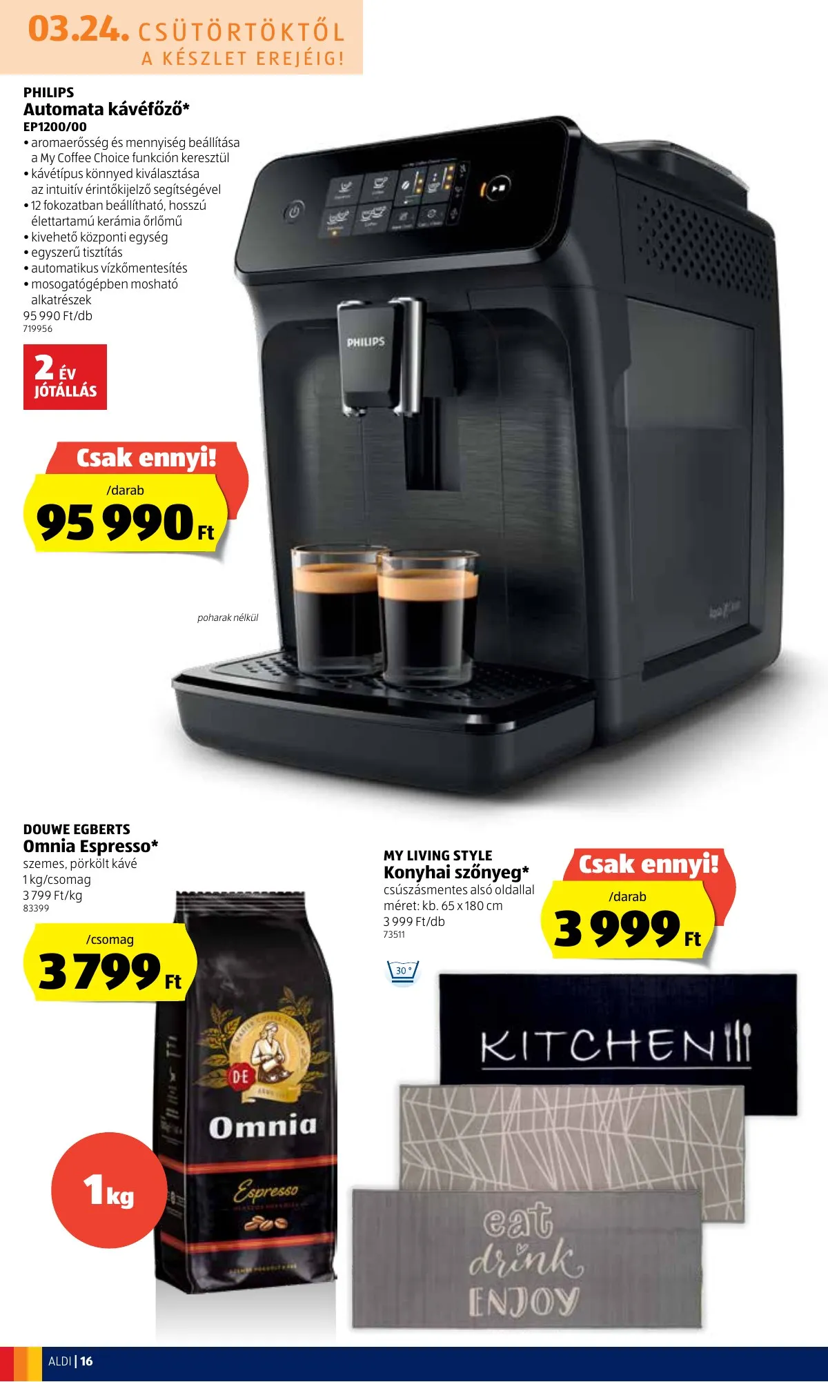 Aldi akciós újság 03.24–03.30 – 16. oldal