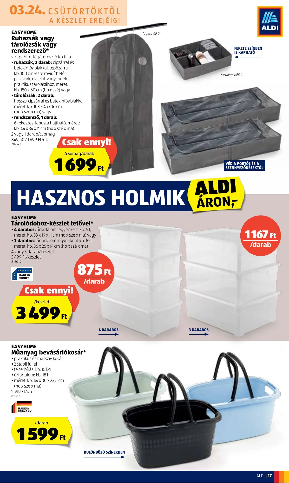 Aldi akciós újság 03.24–03.30 – 17. oldal